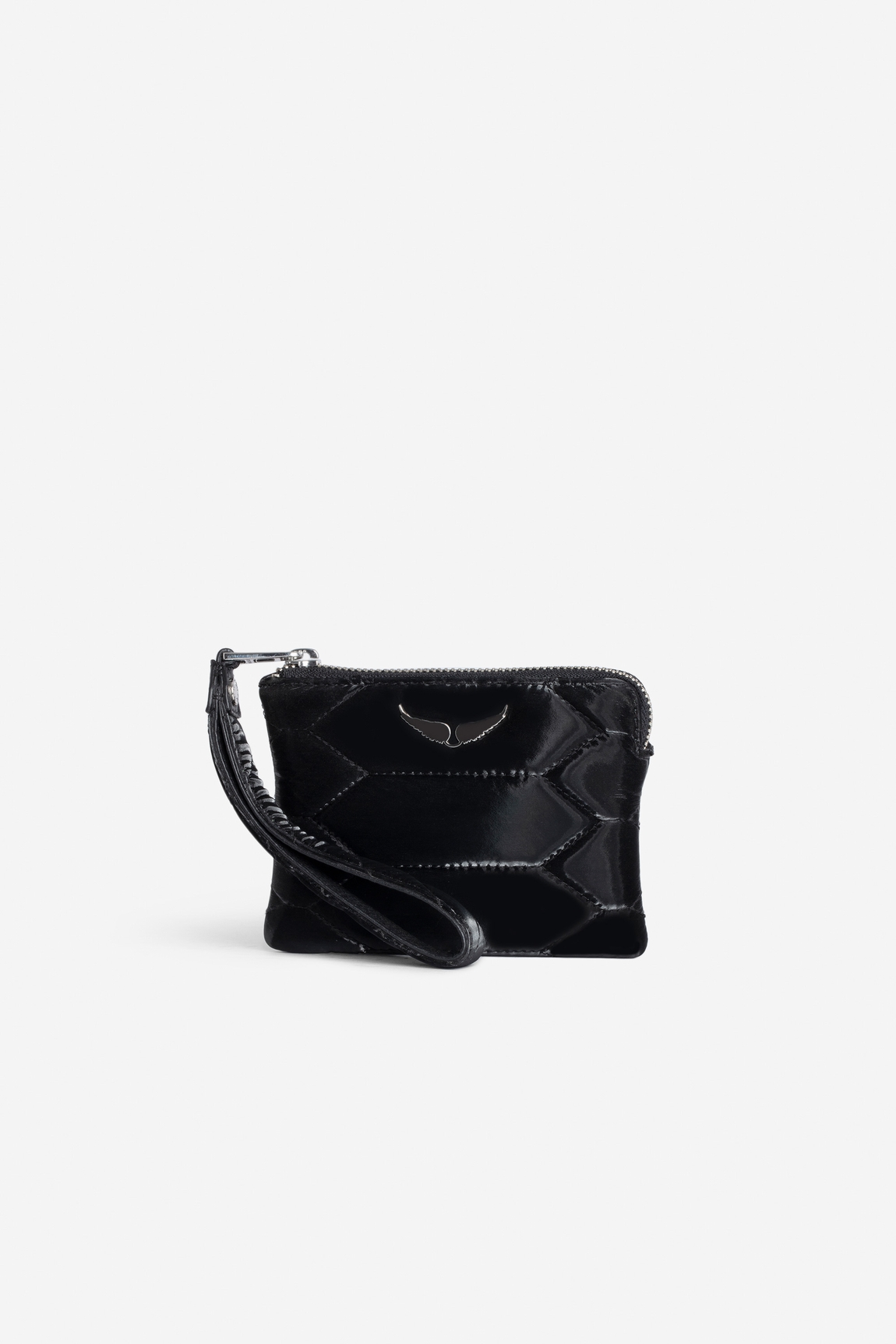 Zadig&Voltaire Mini ZV snakeskin-effect wallet