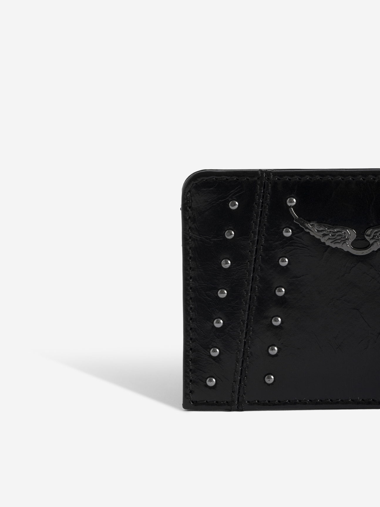 ZV PASS PATENT STUDS WALLET
