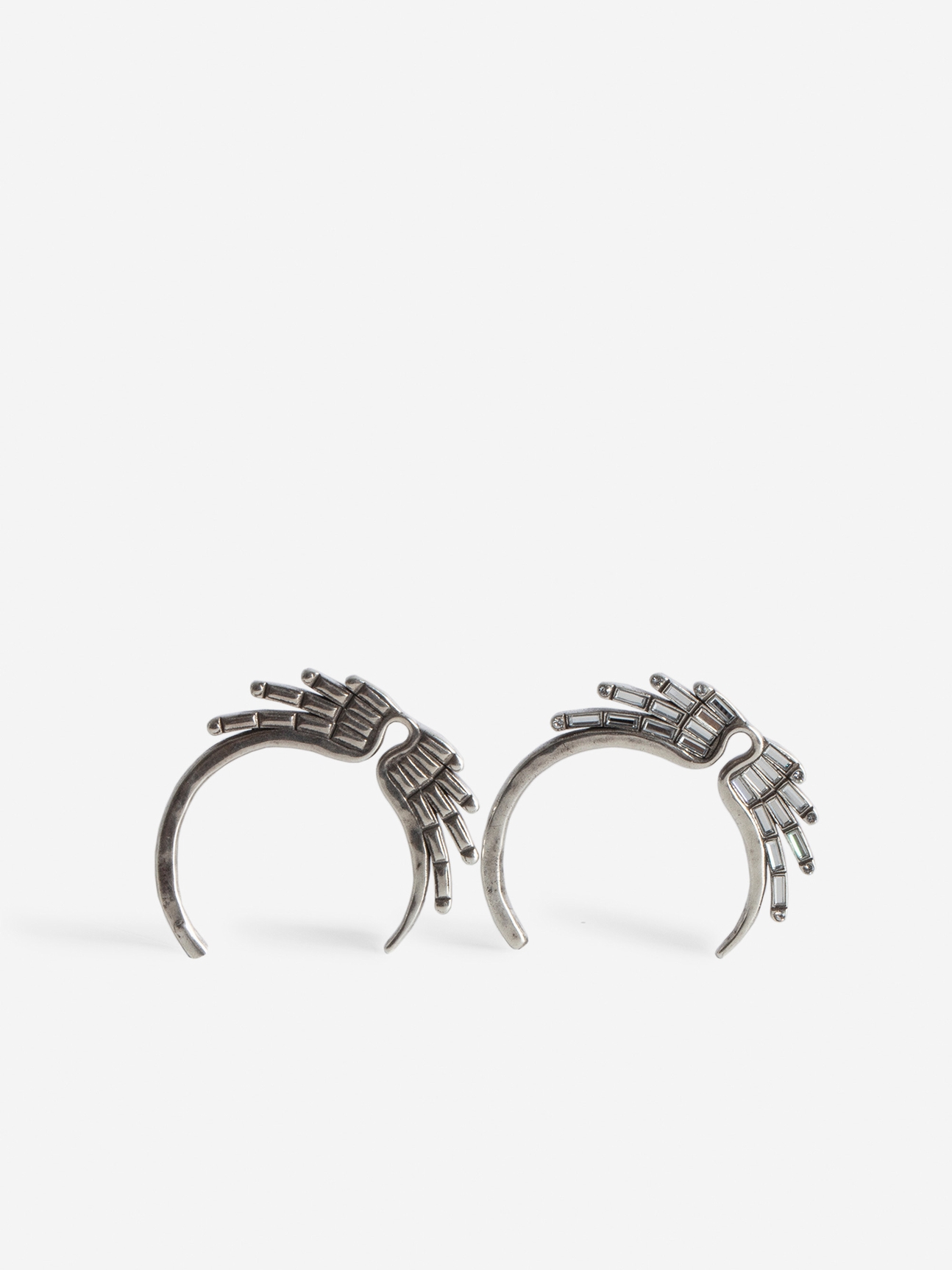 ROCK STAR HOOP EARRING