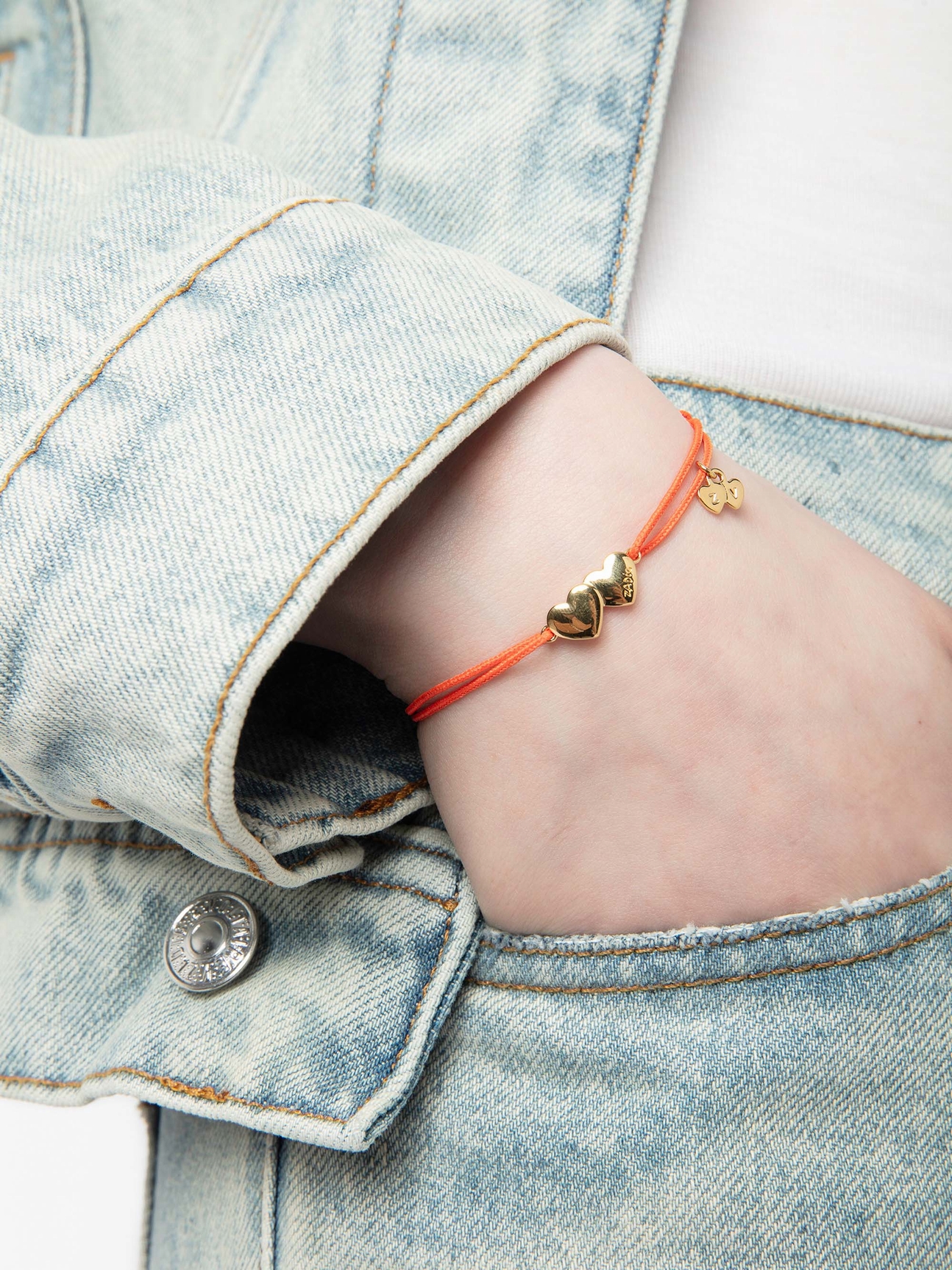 ZADIG LINK HEART BRACELET
