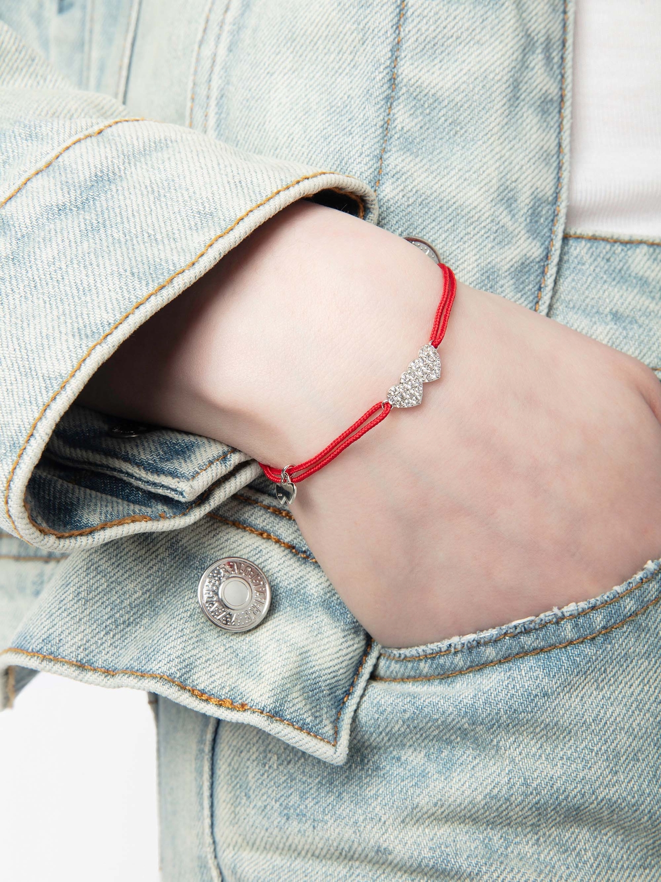 ZADIG HEART STRASS BRACELET