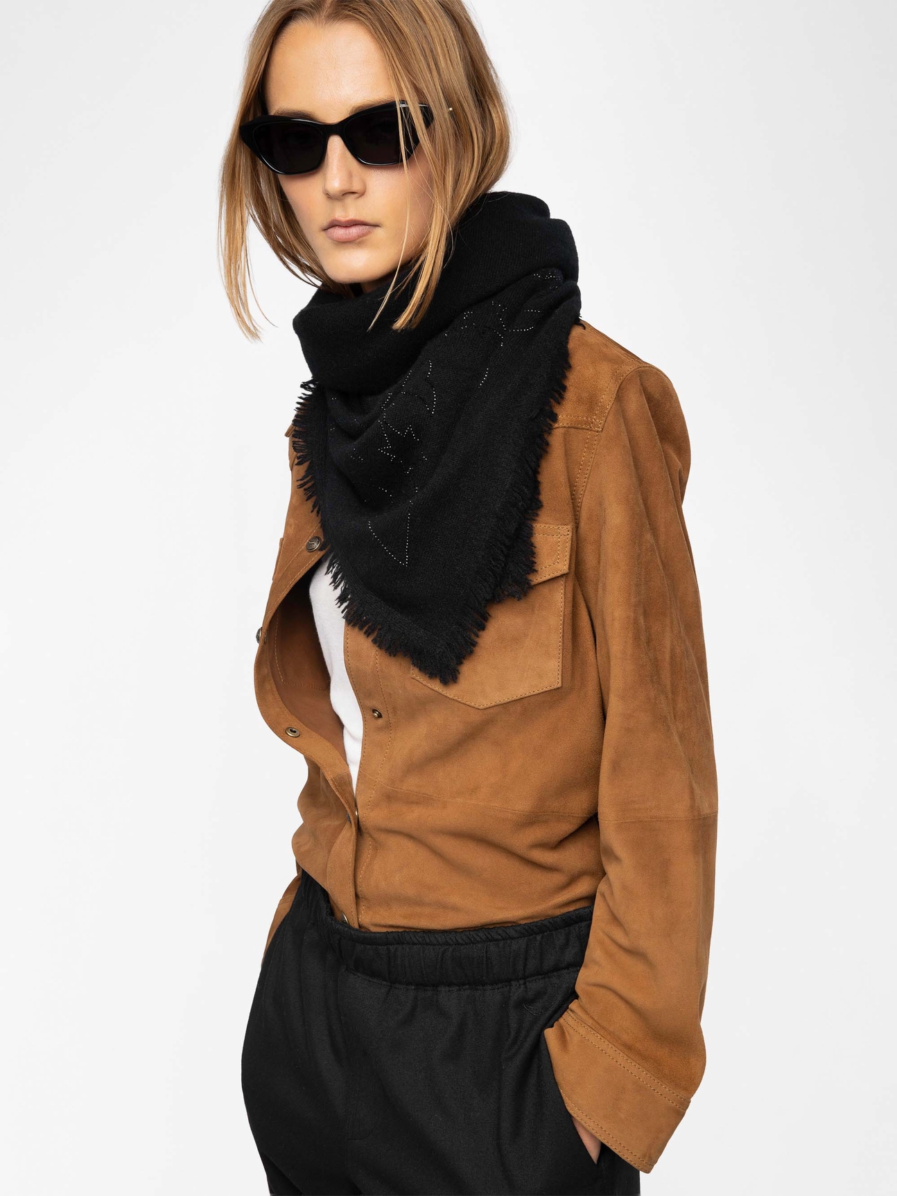 STEVIE STRASS WESTERN SCARF 90