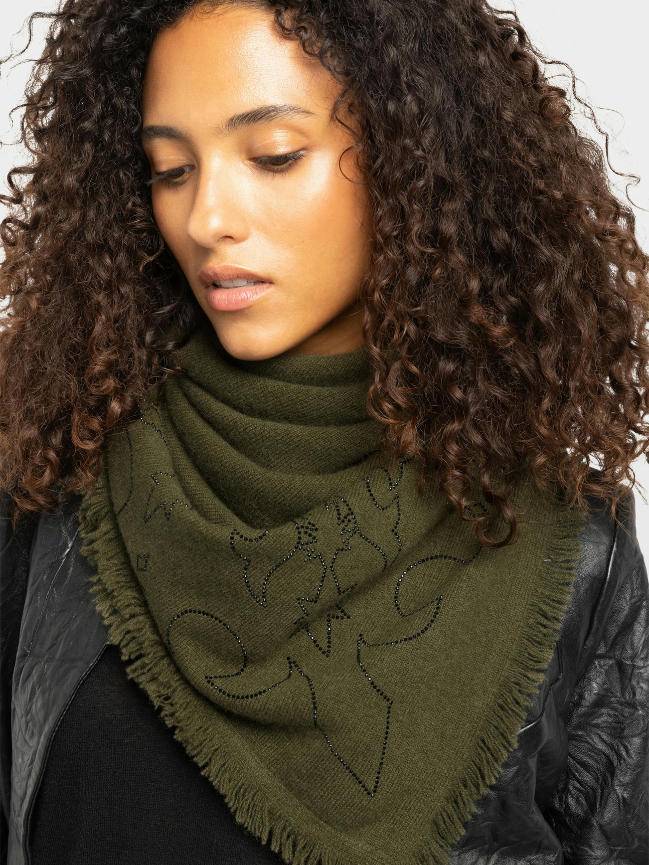 STEVIE STRASS WESTERN SCARF 90