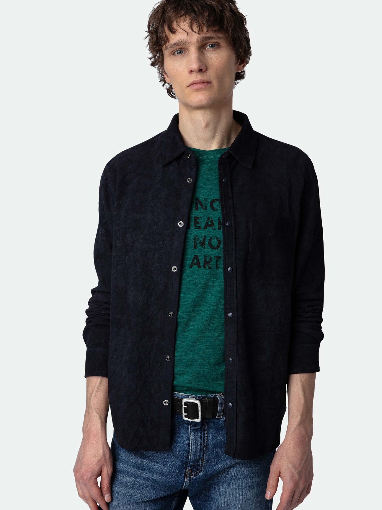 SERGE SUEDE SHIRT