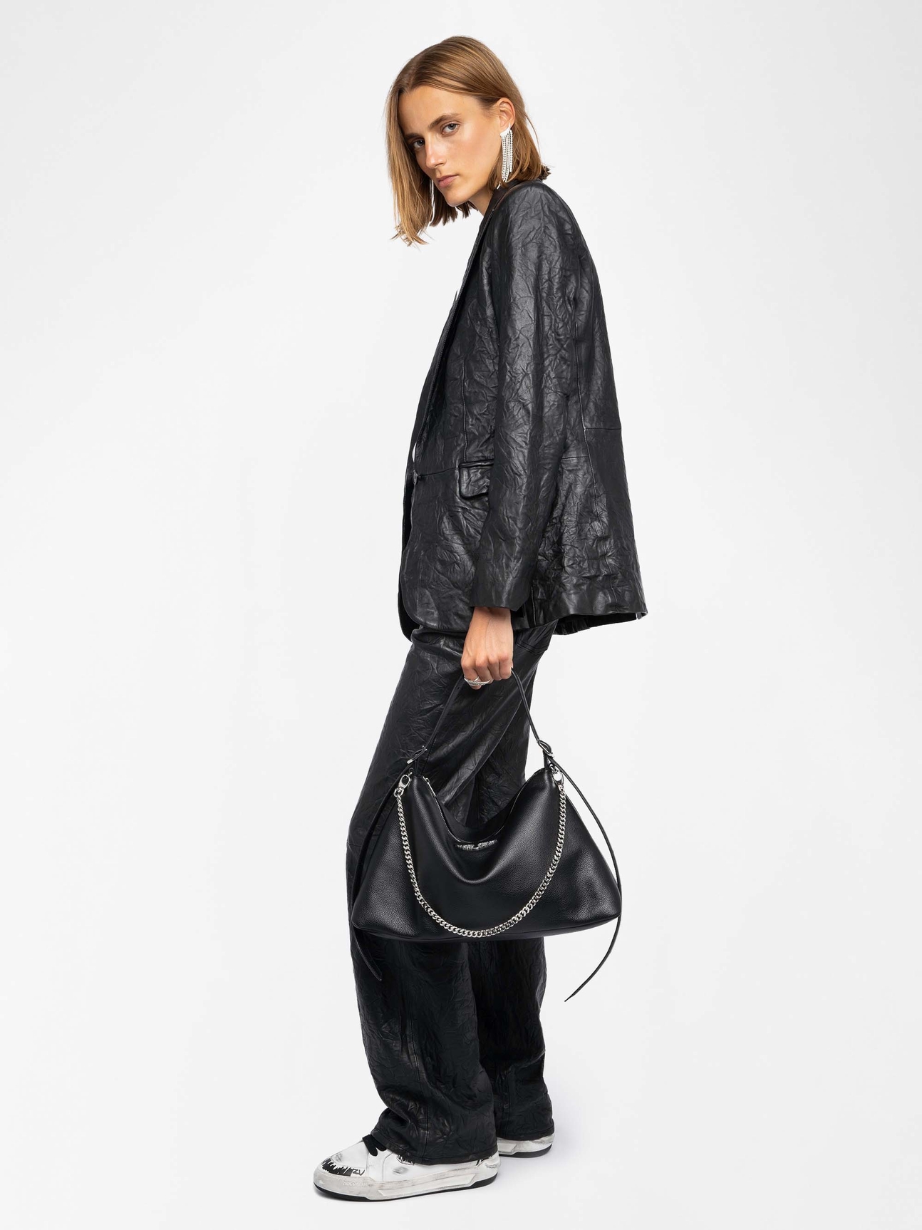 VALSE LEATHER BLAZER