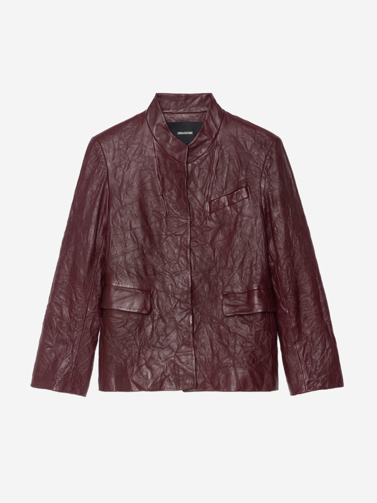VERYN CRINKLED LEATHER JACKET