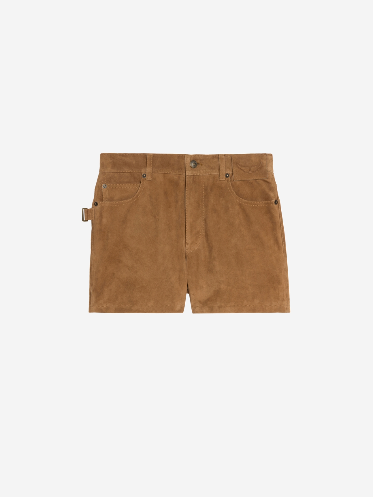 SADYS SUEDE LEATHER SHORTS