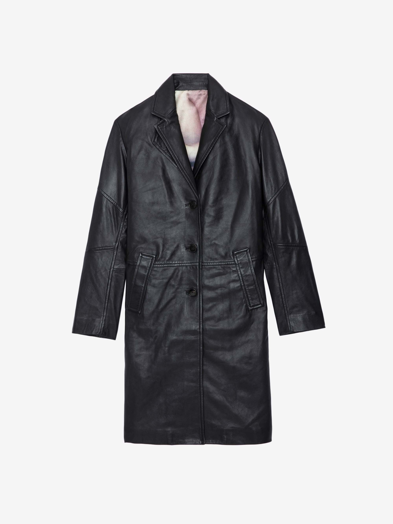 MACARI LEATHER COAT