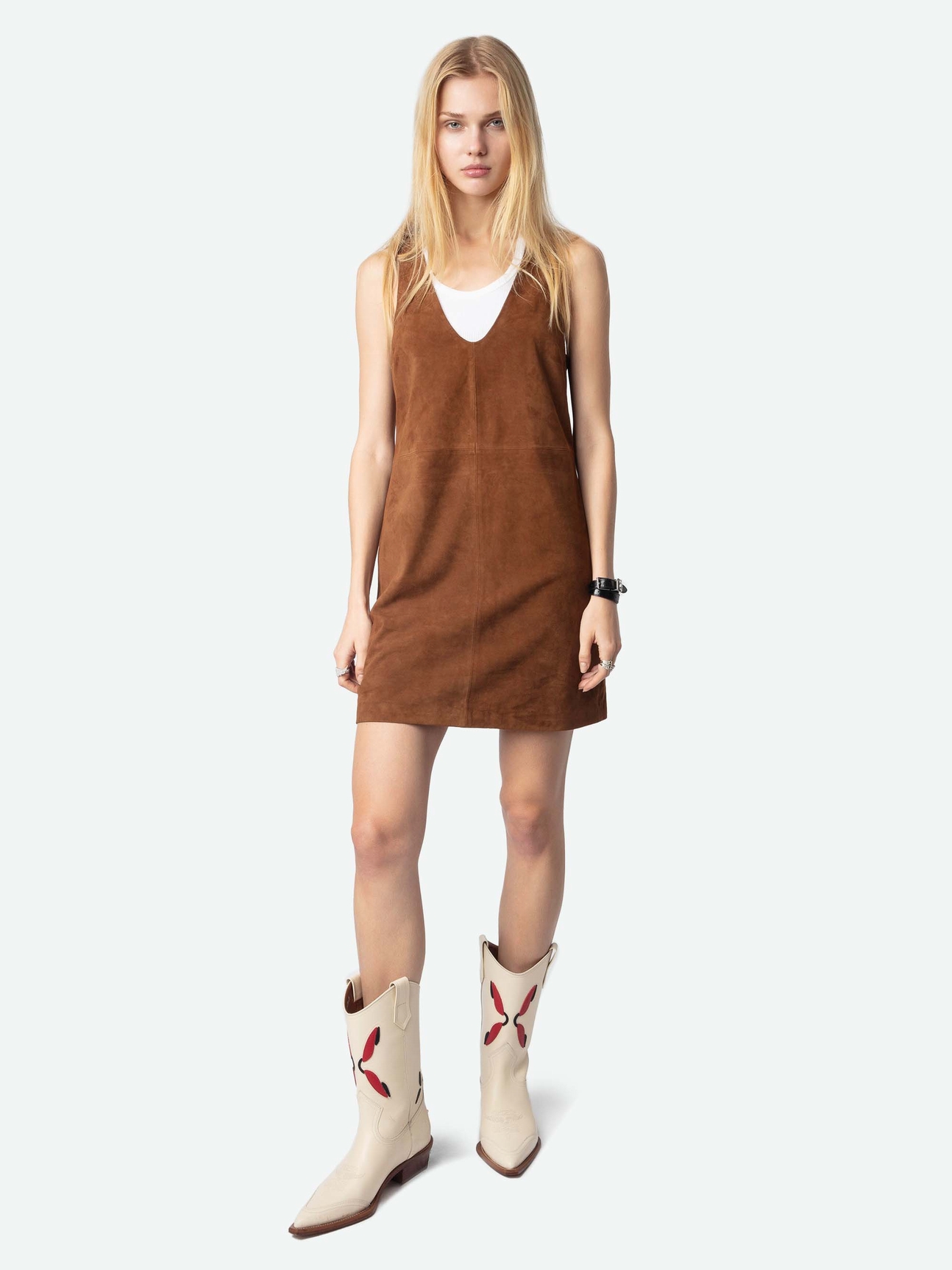 RASHA SUEDE DRESS