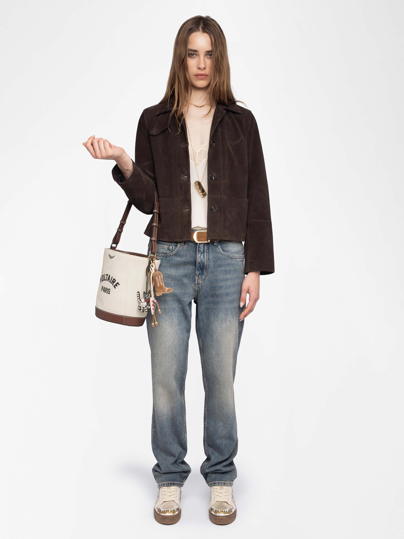 LESSA SUEDE LEATHER JACKET