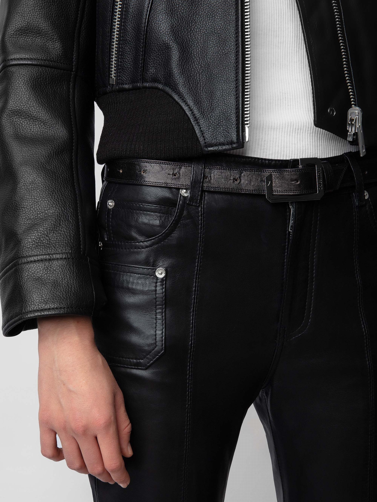 ELVIR LEATHER PANTS