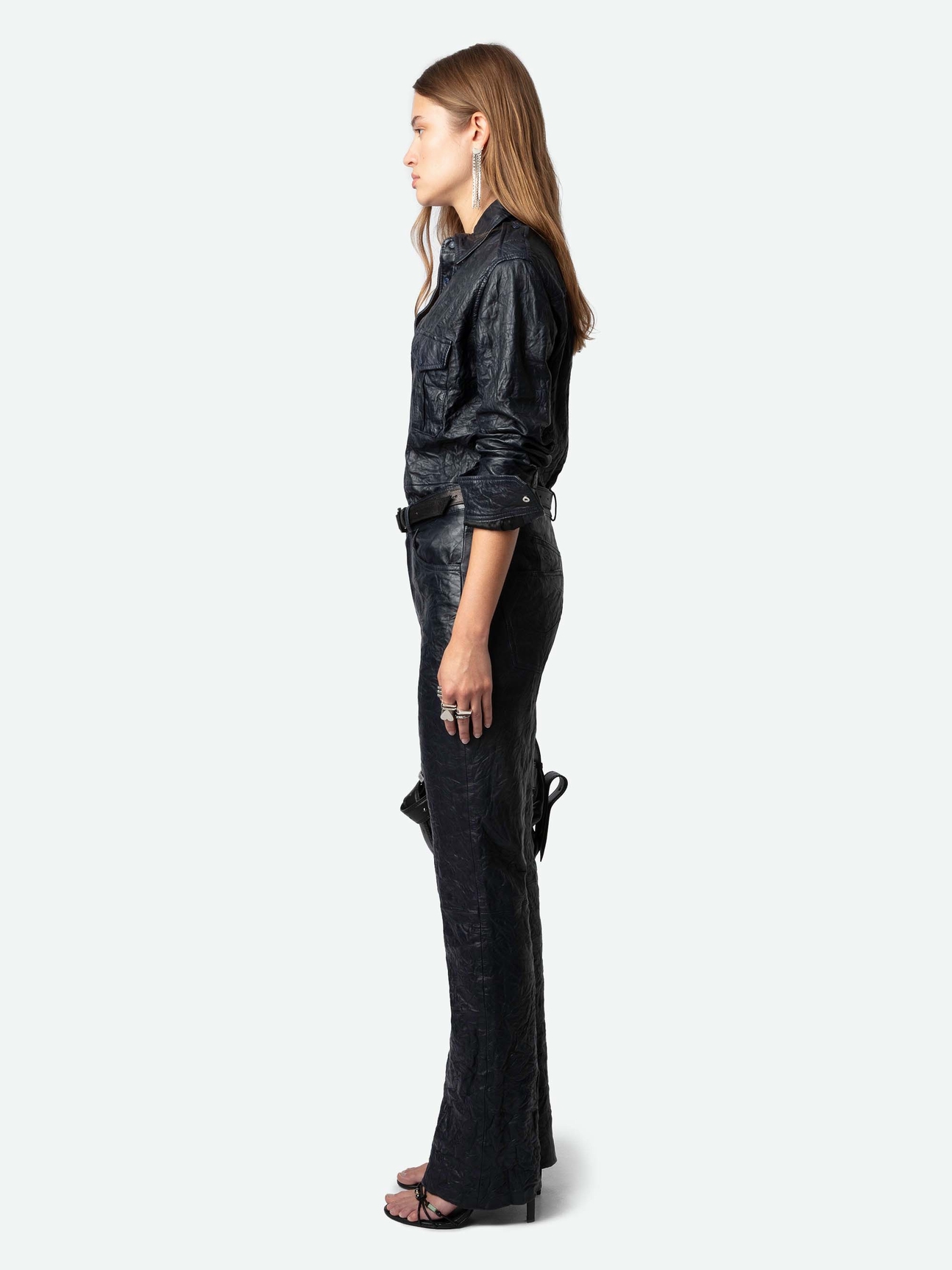 POETE LEATHER PANTS