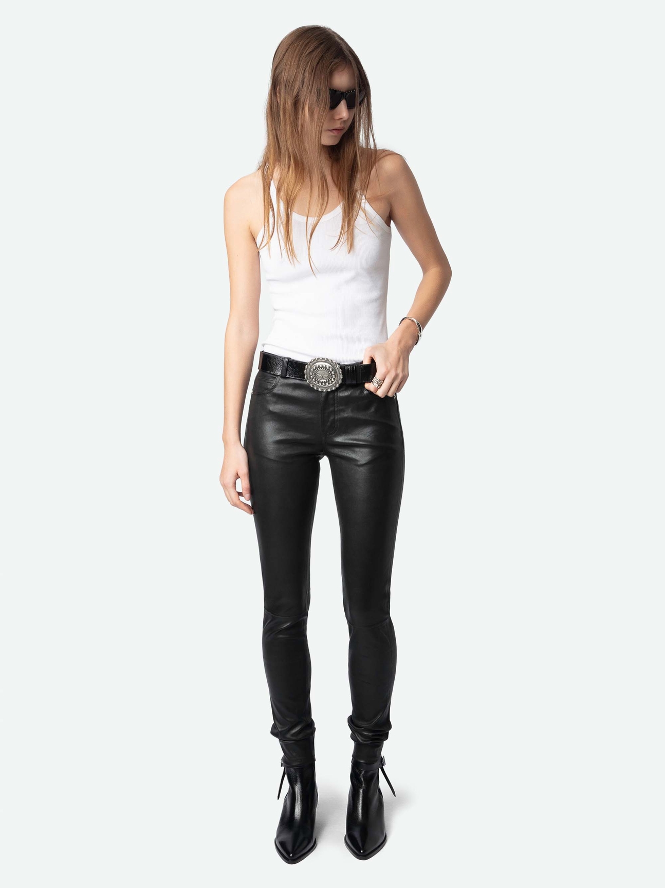 PHLAME TROUSERS 100% LEATHER