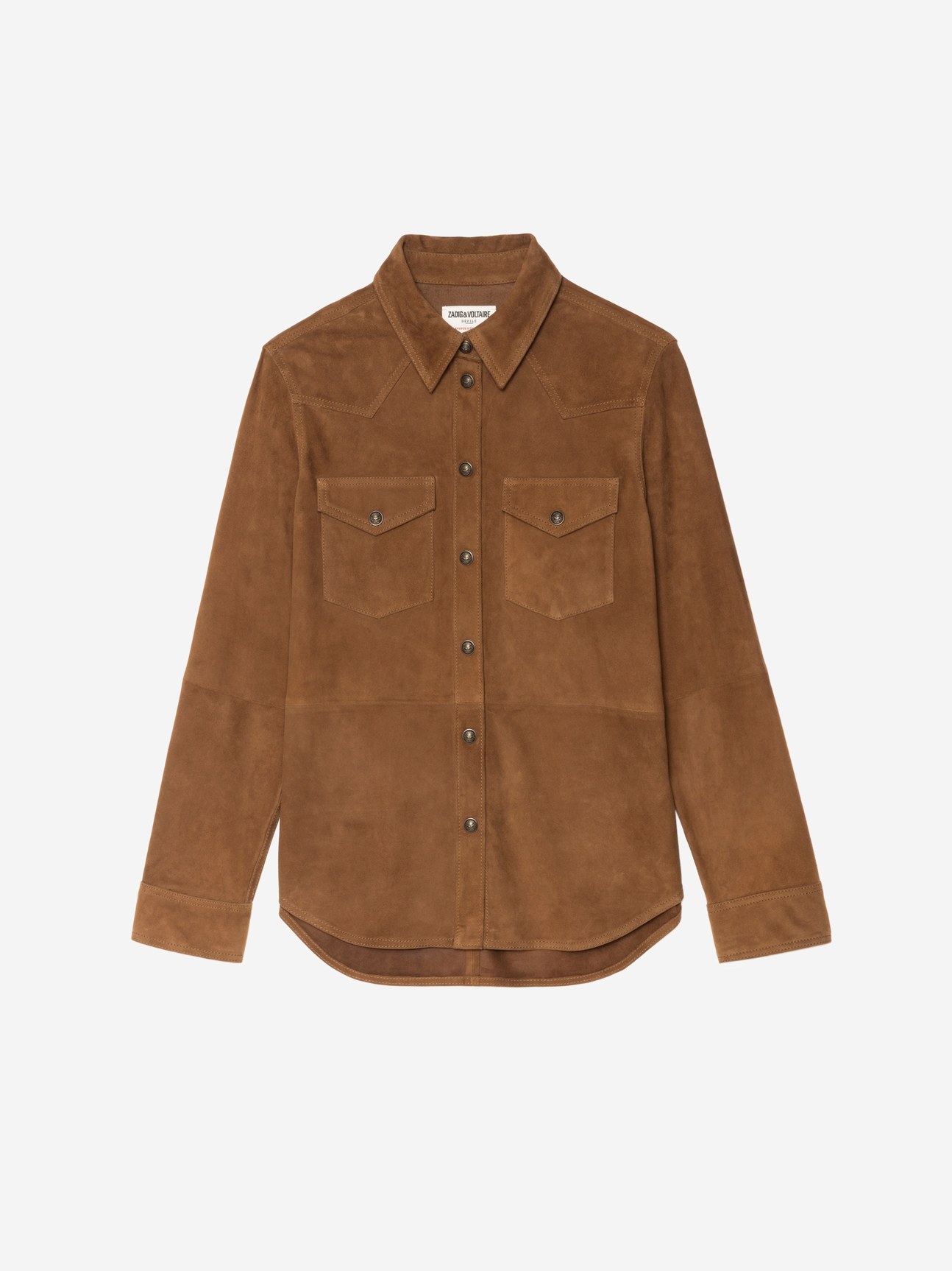 THELMA SUEDE LEATHER SHIRT