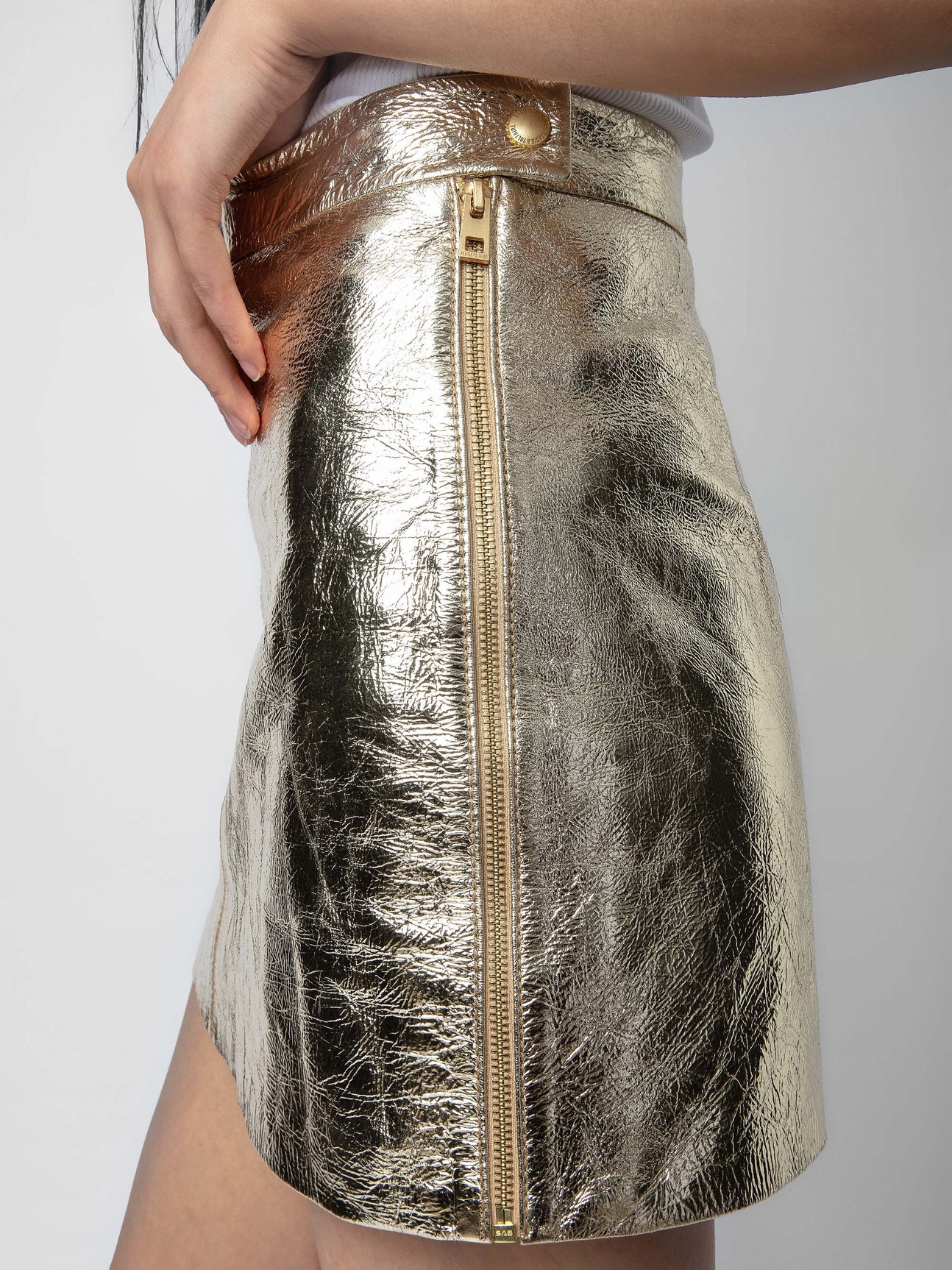 JINETTE LEATHER SKIRT