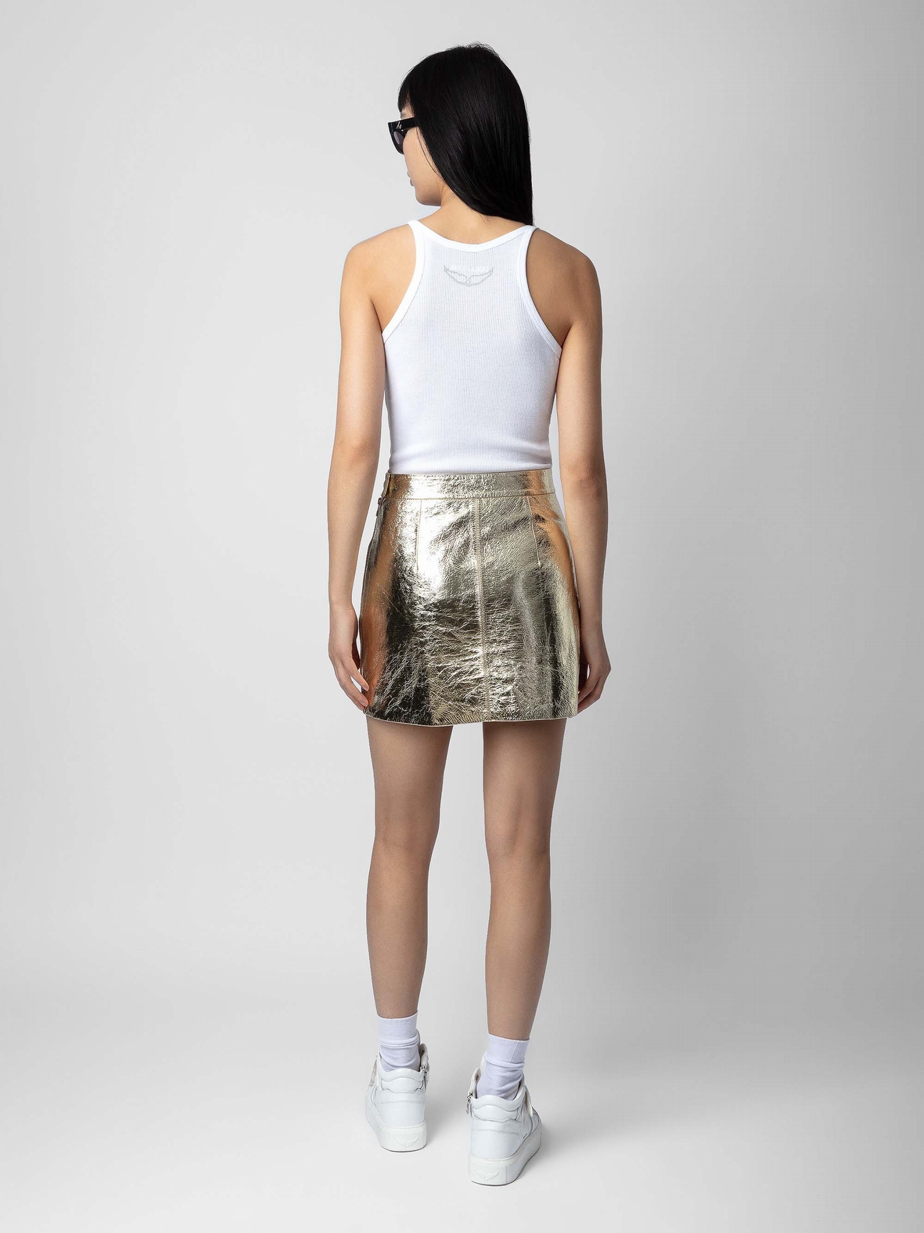 JINETTE LEATHER SKIRT