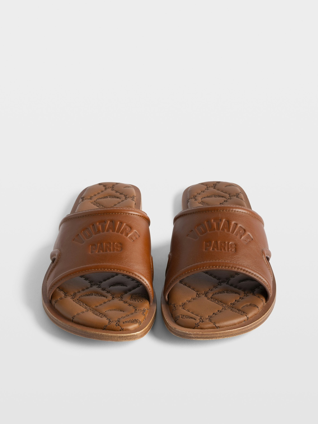 BEACH MONOGRAM MULES