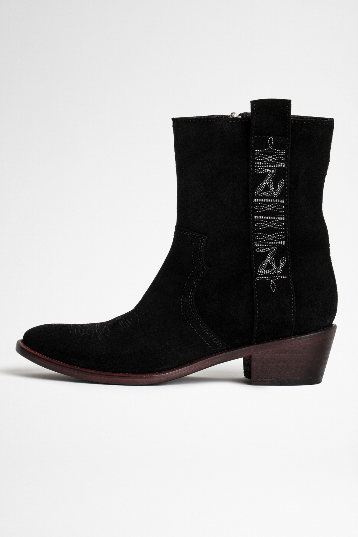 PILAR HIGH SUEDE ANKLE BOOTS