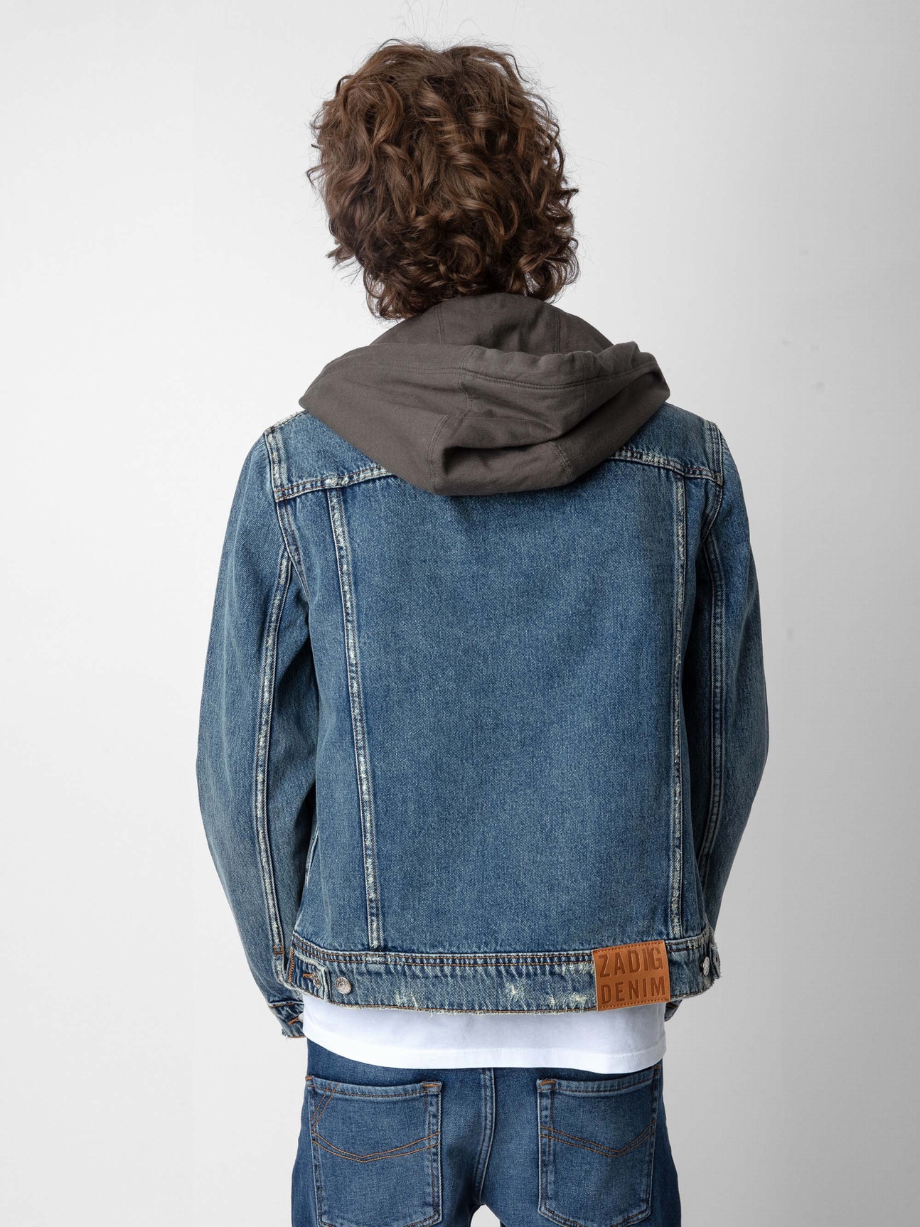 BASES DENIM HOODIE JACKET