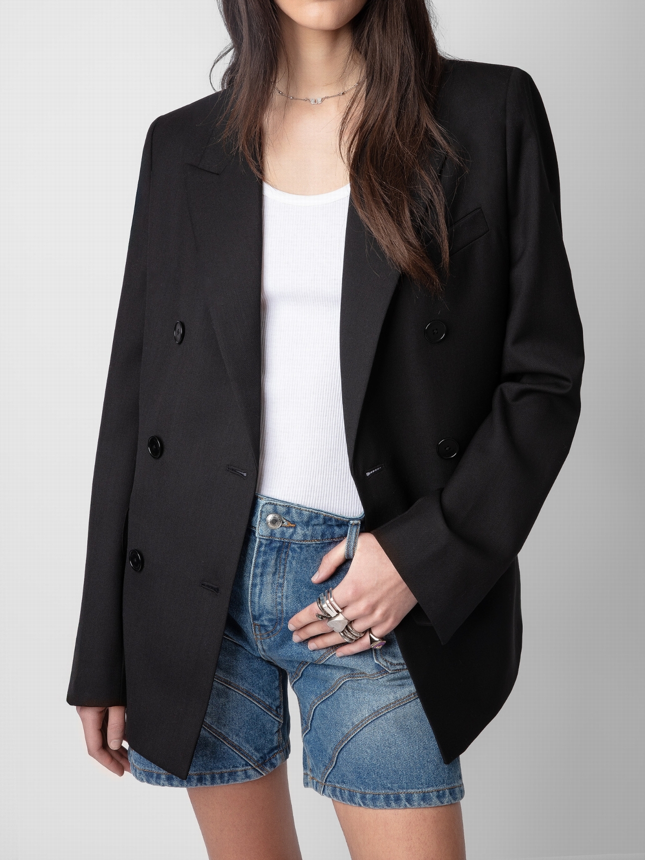 VAENA SLIT BLAZER