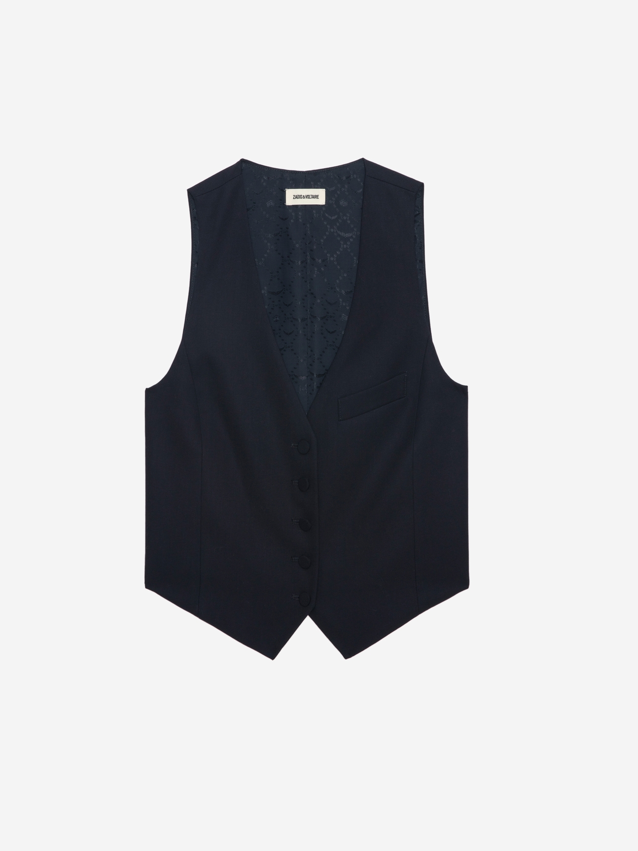 EMAUX WAISTCOAT 100% WOOL