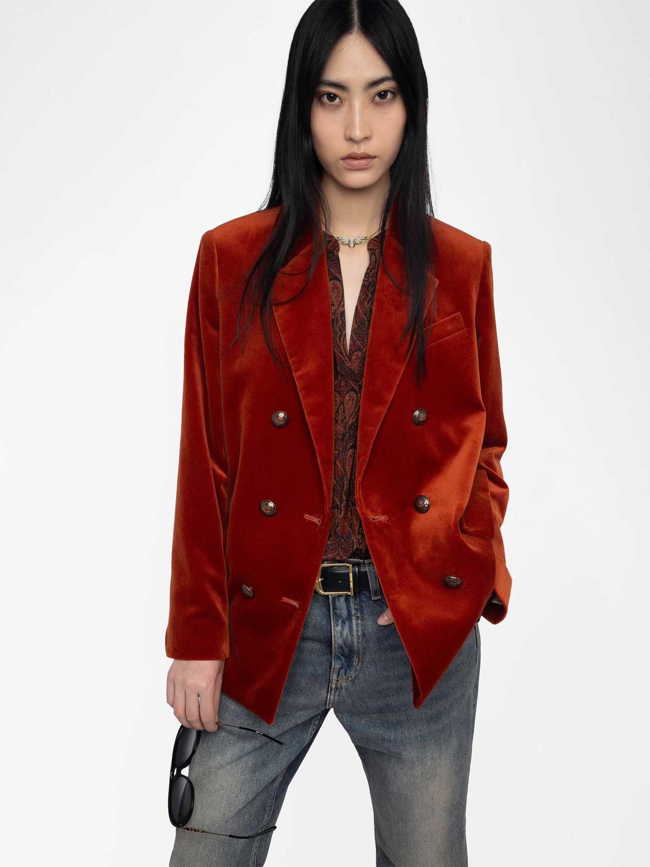 VASKA VELVET BLAZER