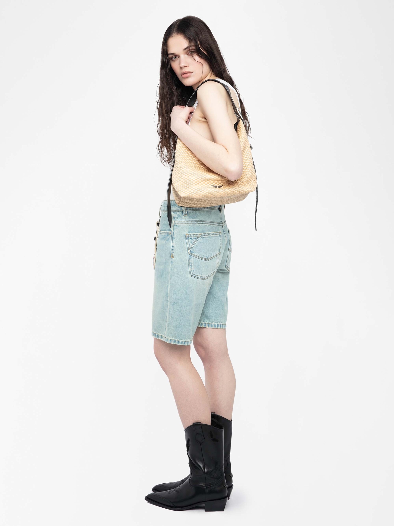 SADY DENIM SHORTS