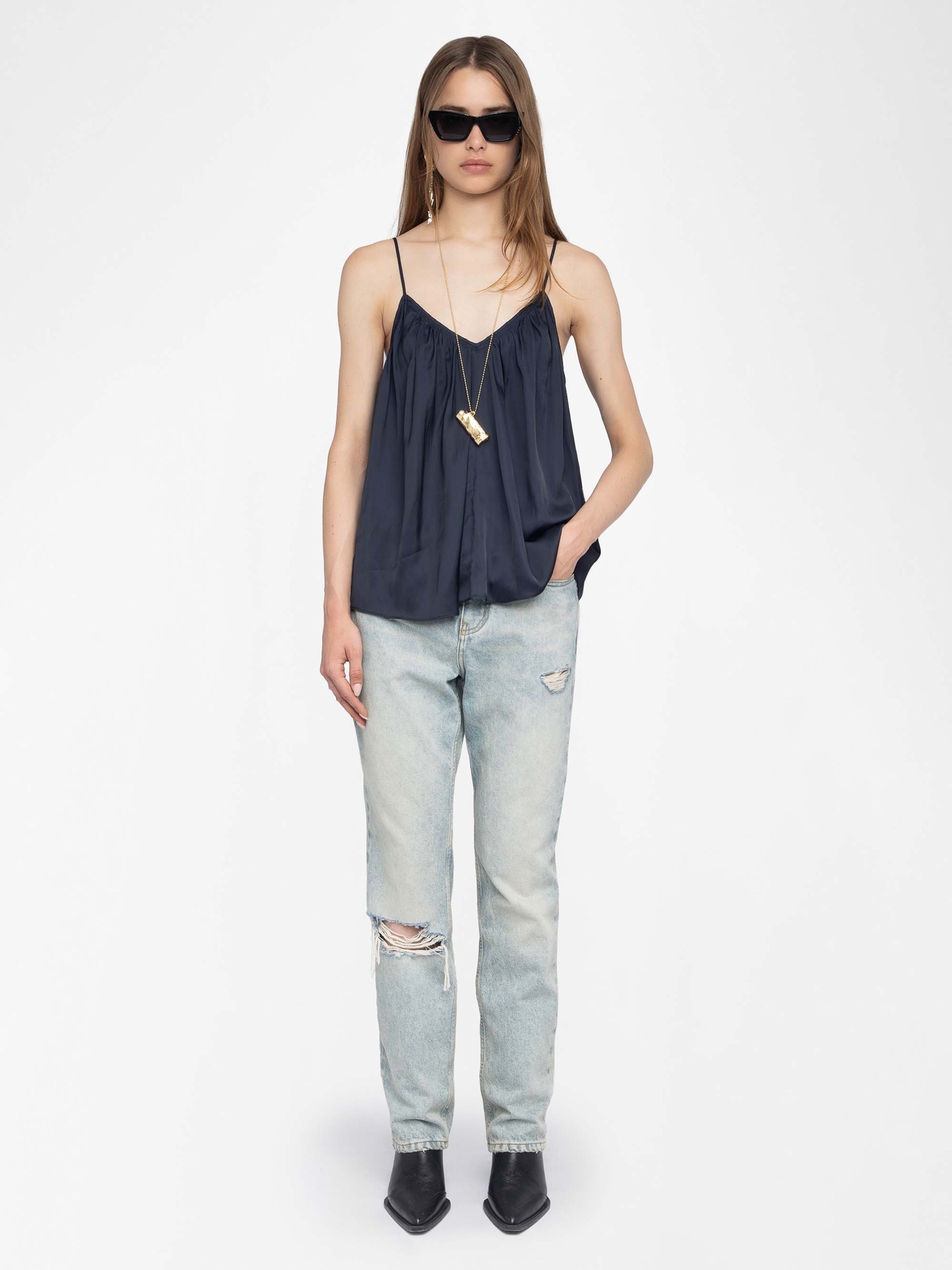 CYM SATIN TOP