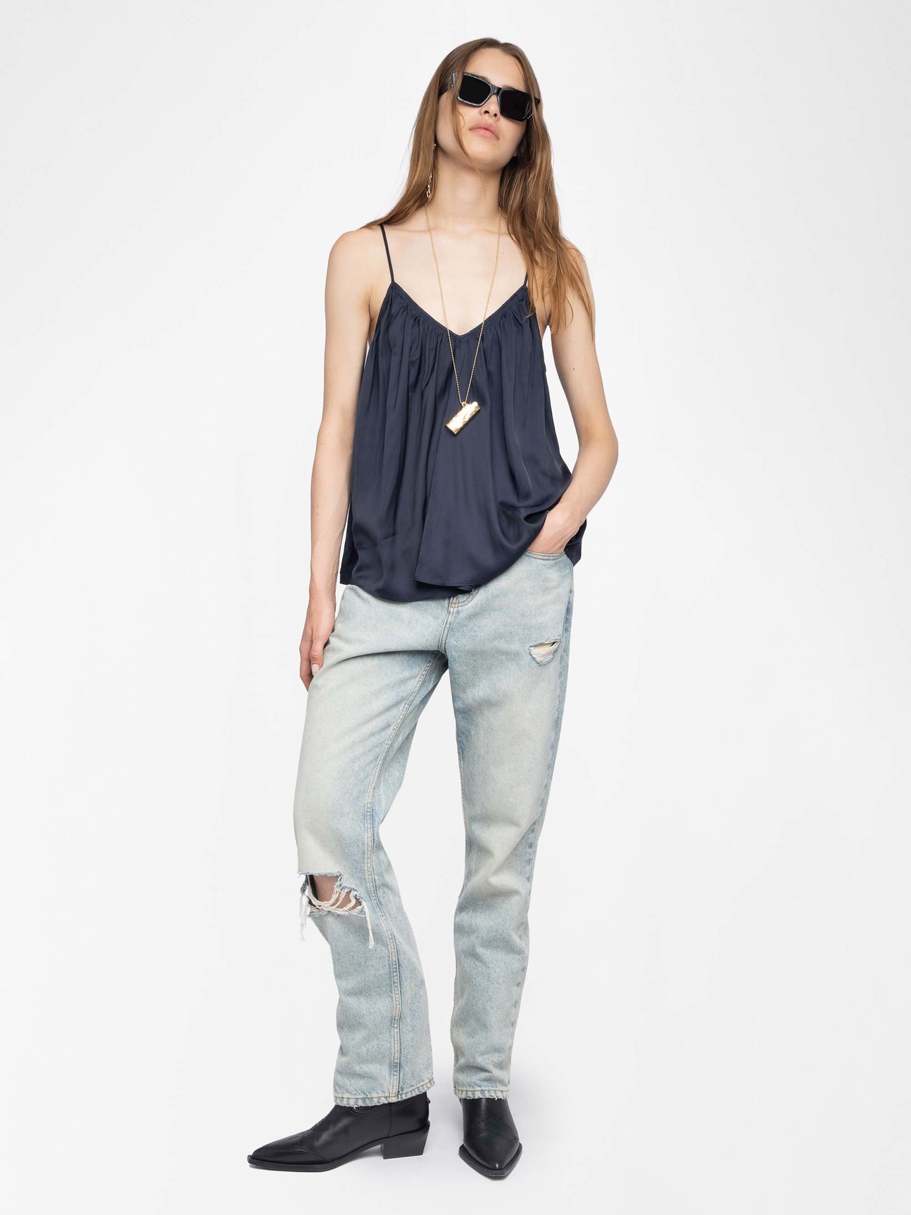 CYM SATIN TOP