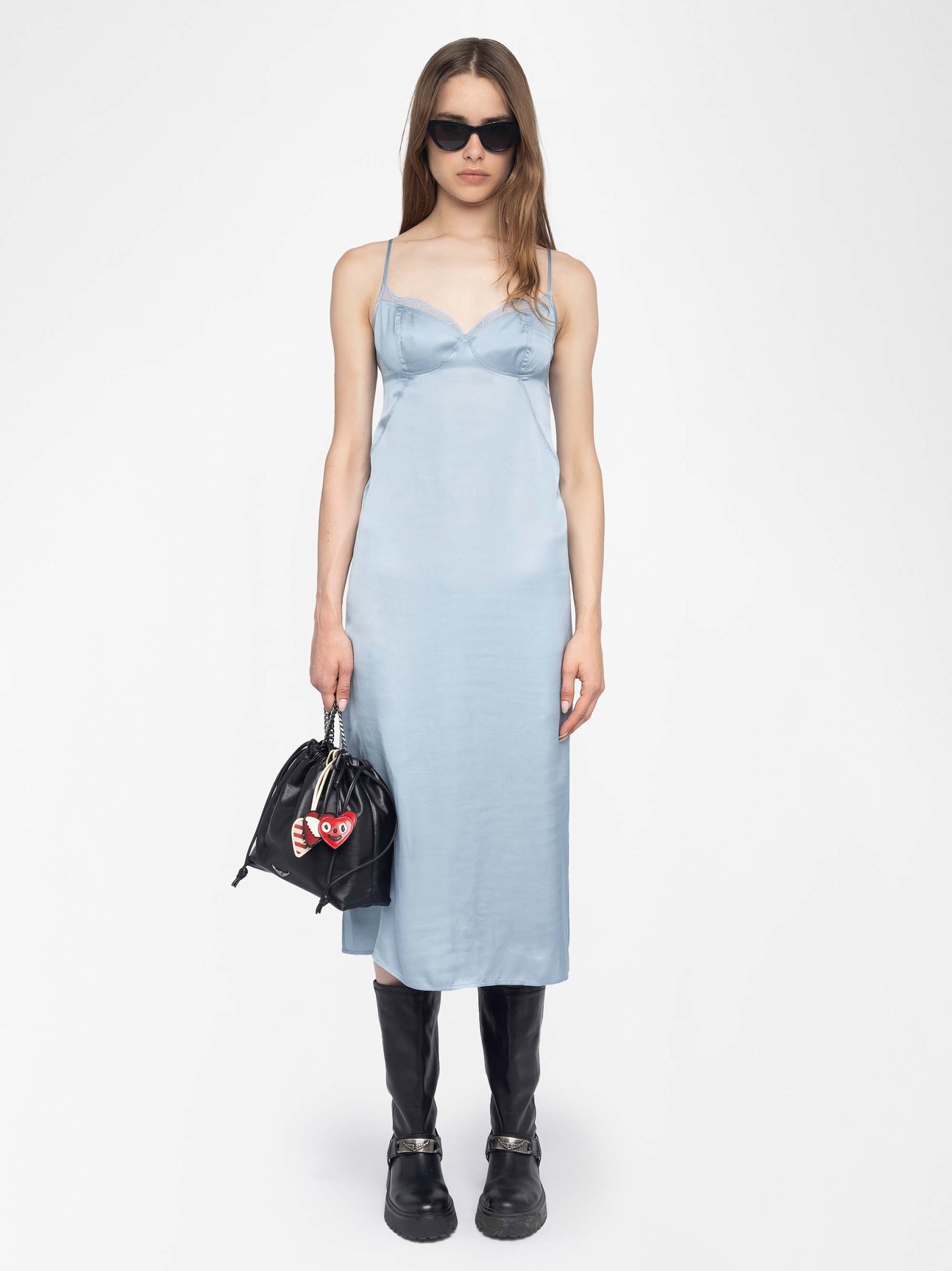 RIALTA SATIN DRESS