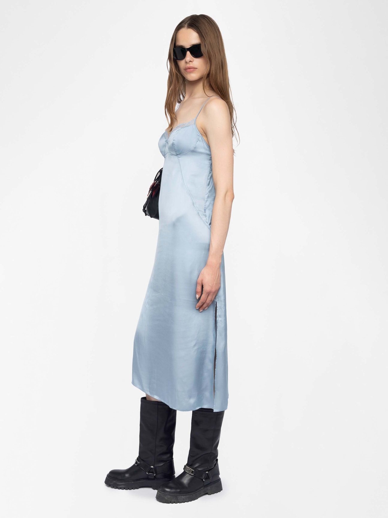 RIALTA SATIN DRESS