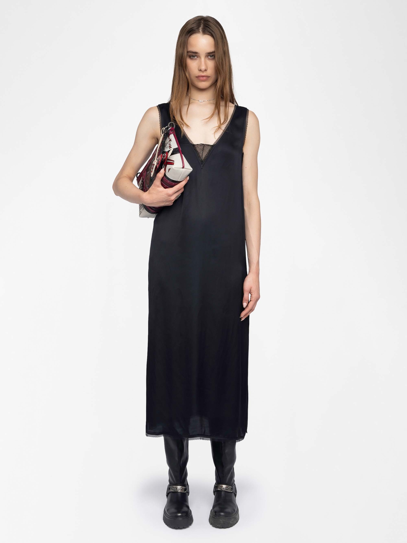 RENZO SATIN DRESS