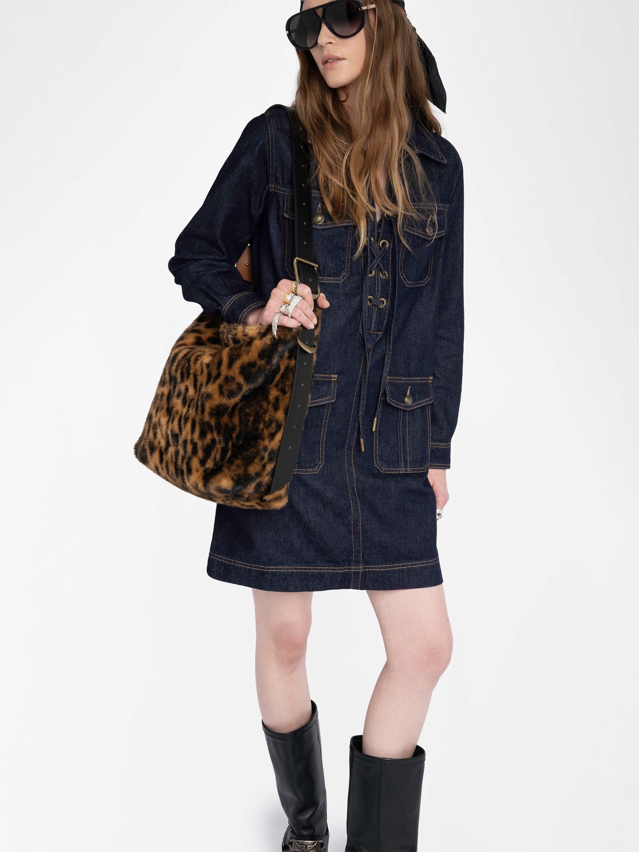 REMACHA DENIM DRESS