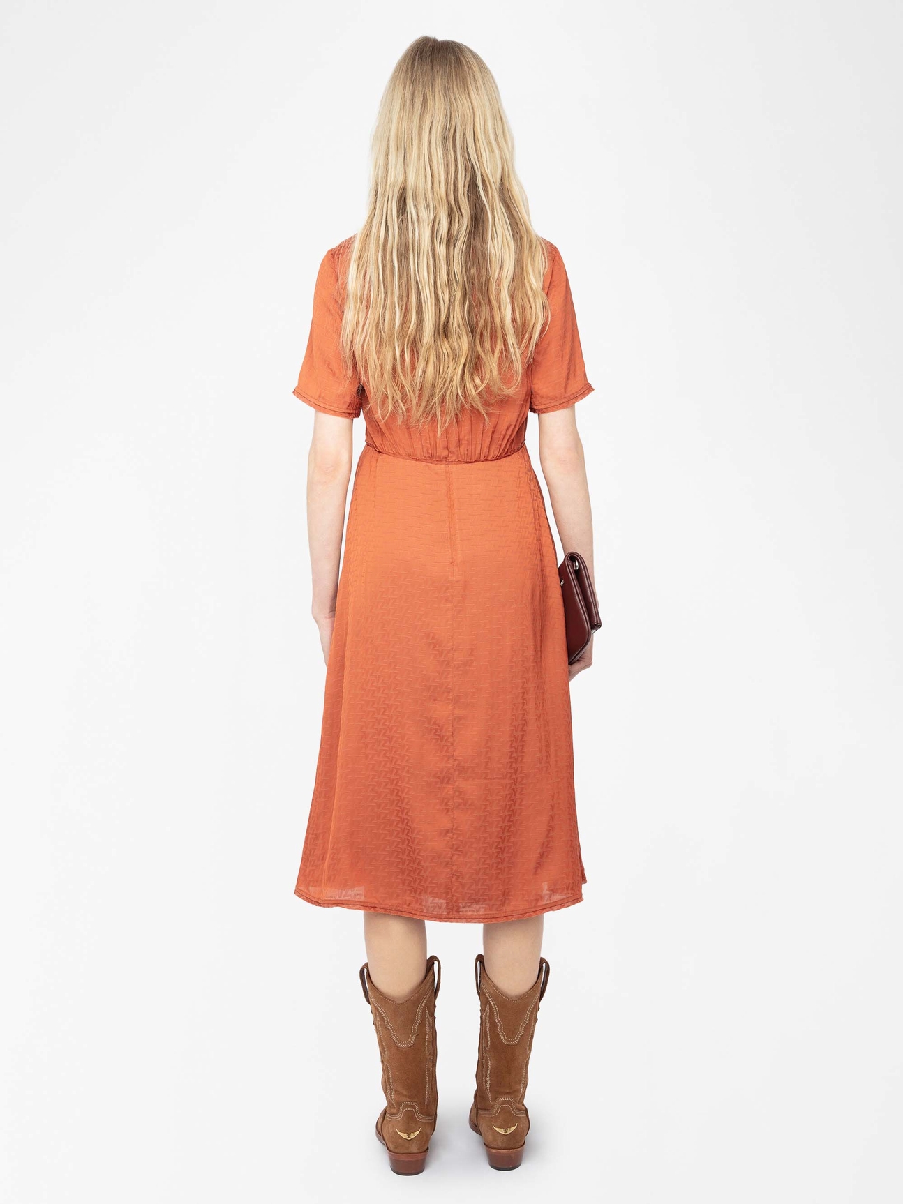 RHODRAL SATIN DRESS