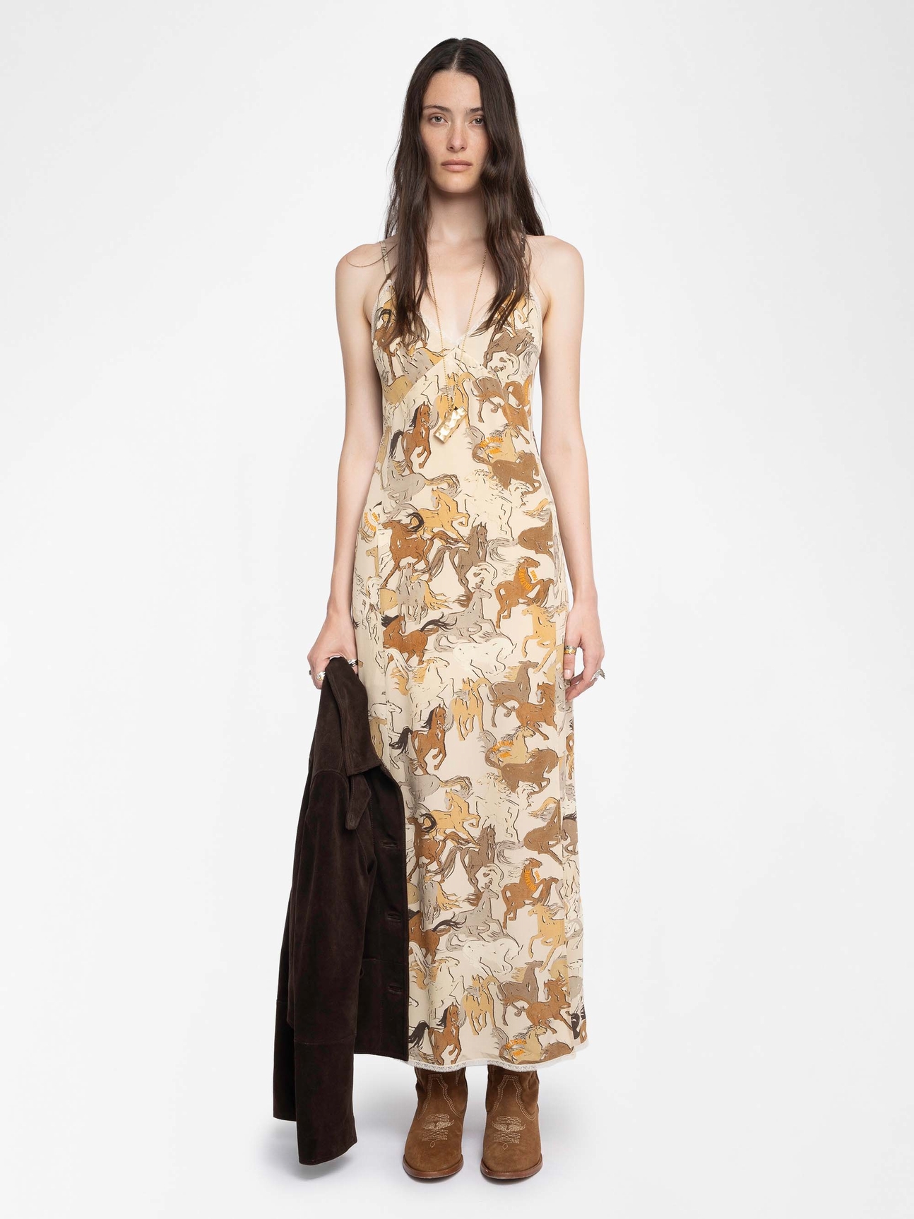 RAMELIL 100% SILK DRESS