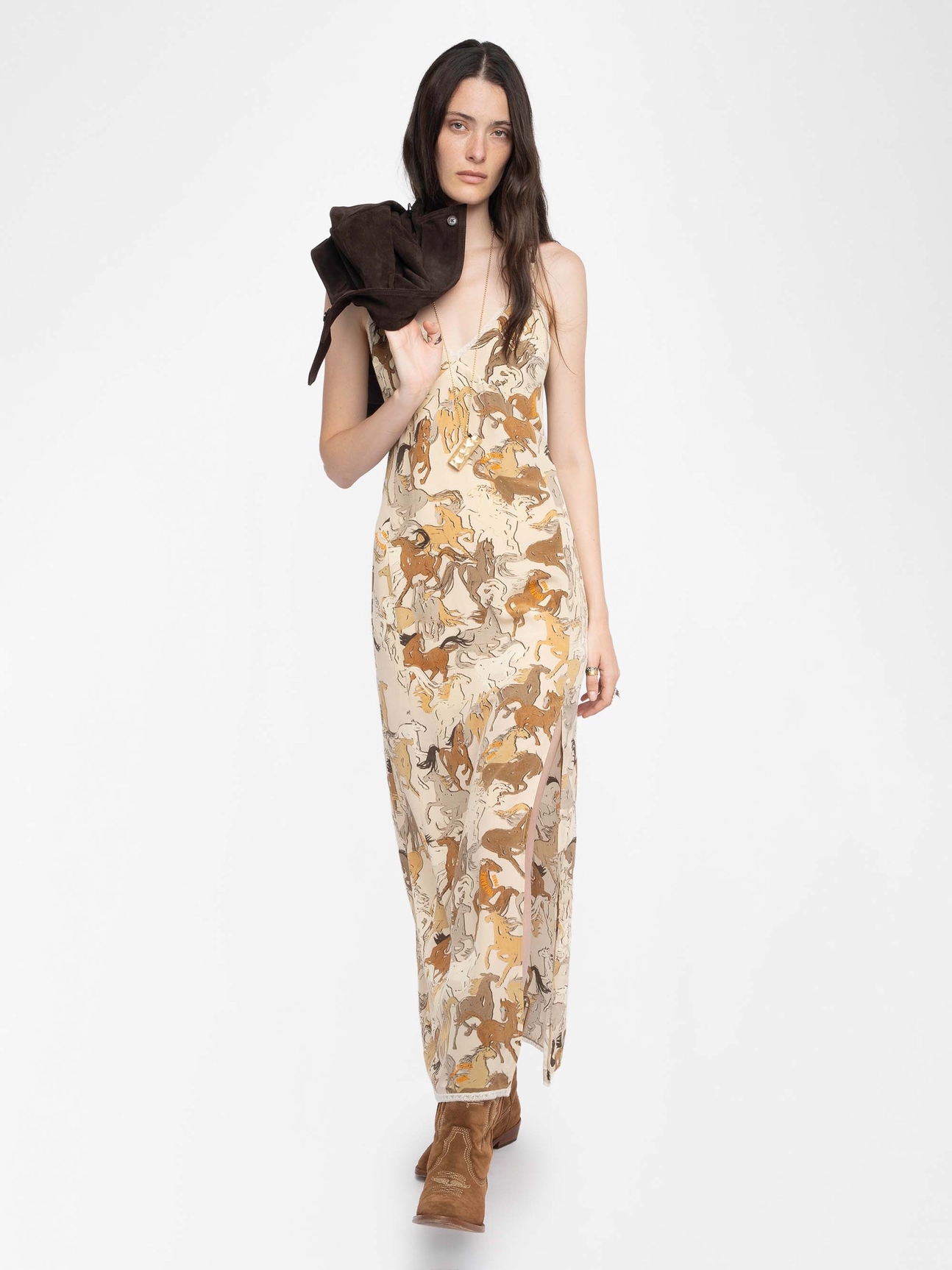 RAMELIL 100% SILK DRESS