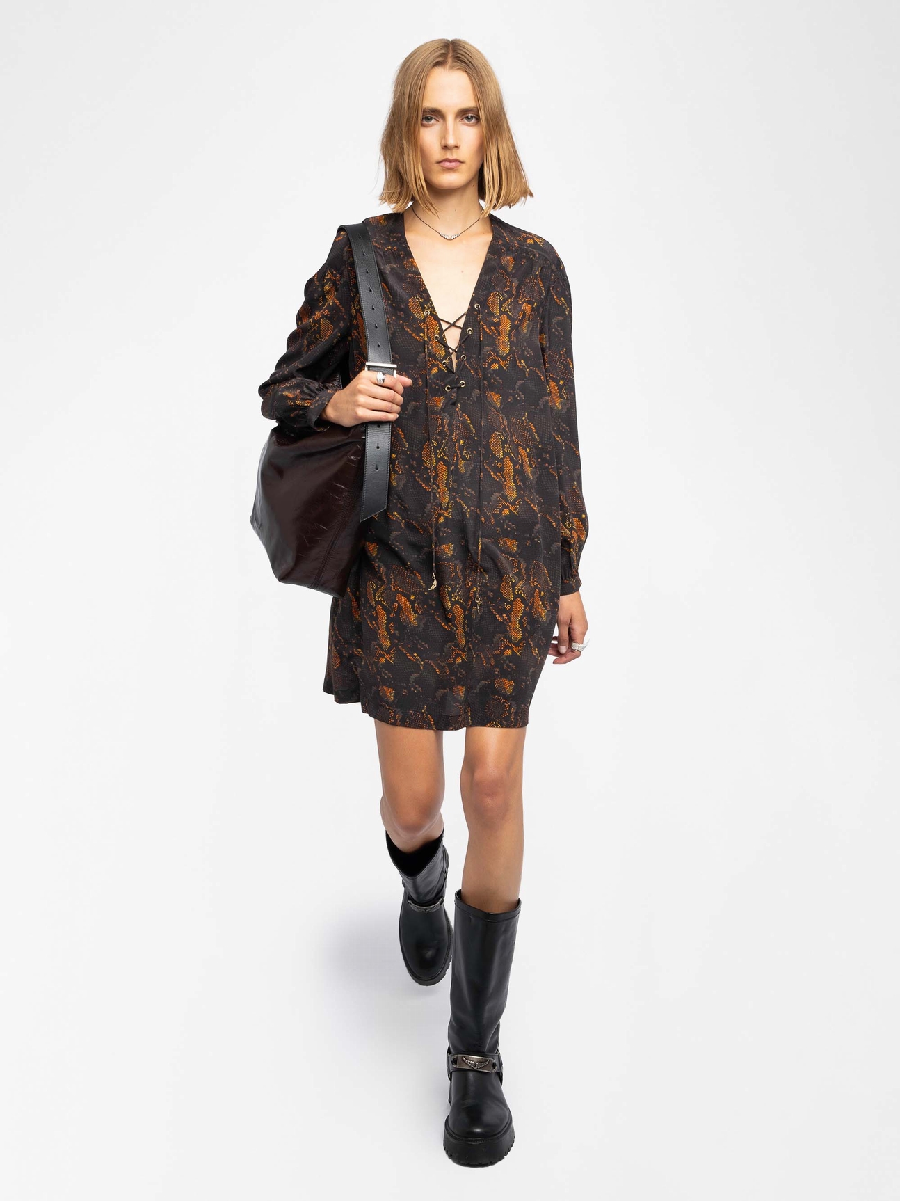 RAMELA DRESS 100% SILK