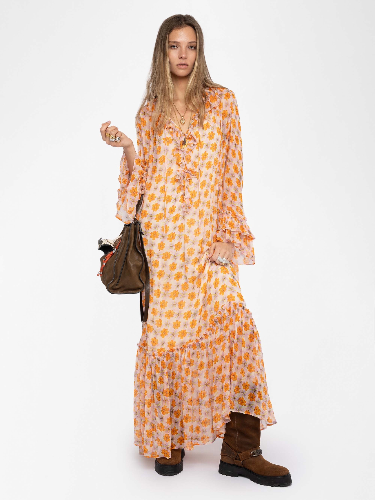 RALICEL MOUSSELINE DRESS