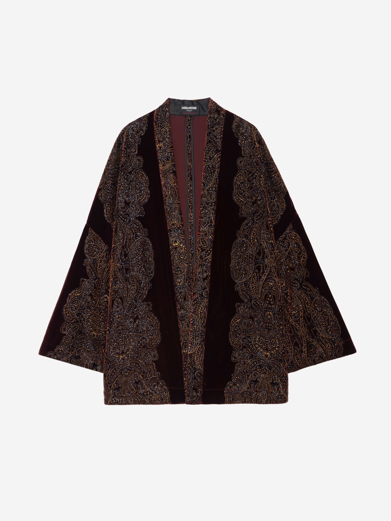 KIMONO VELVET PAISLEY