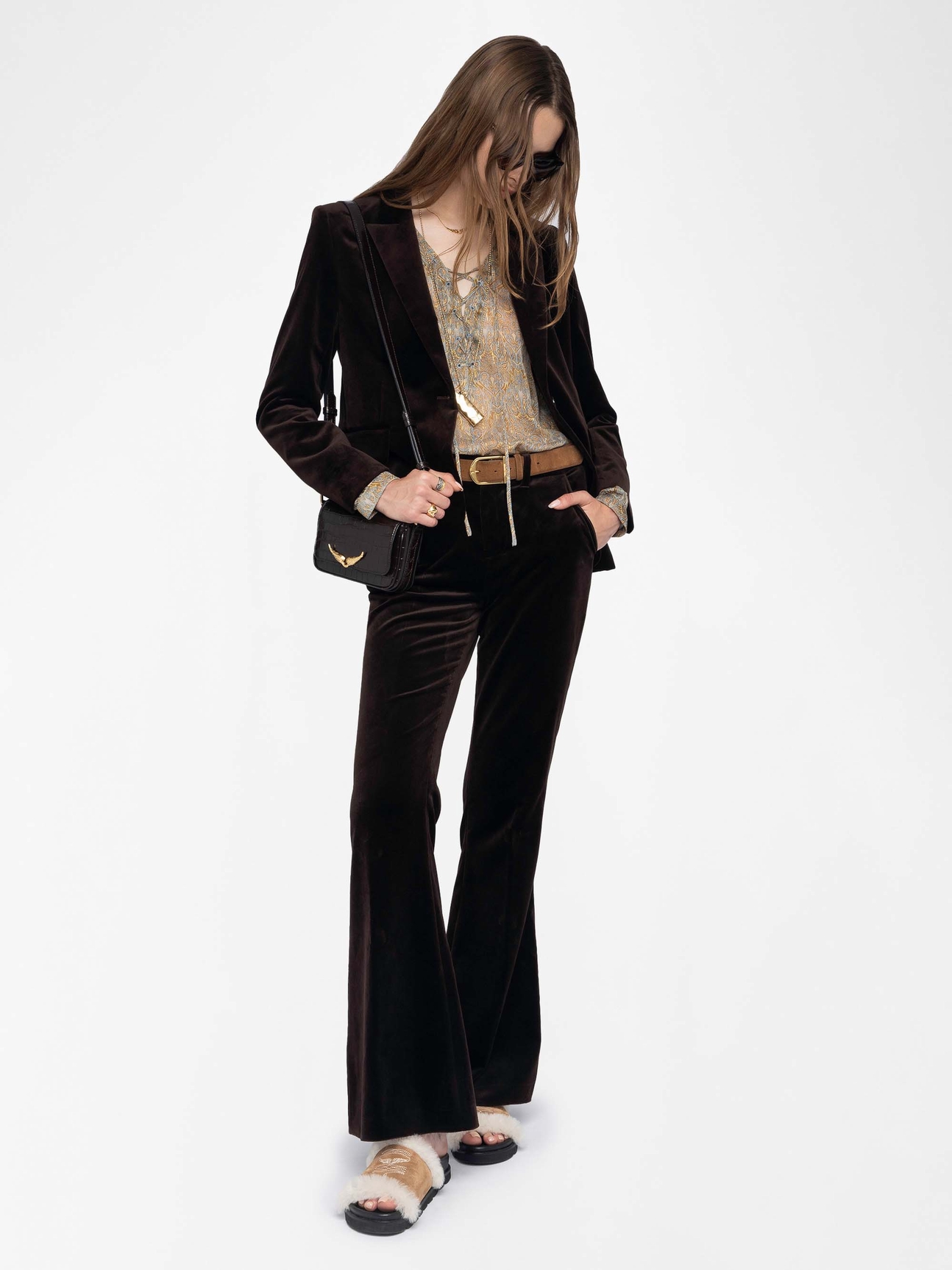 PREVY VELVET PANTS