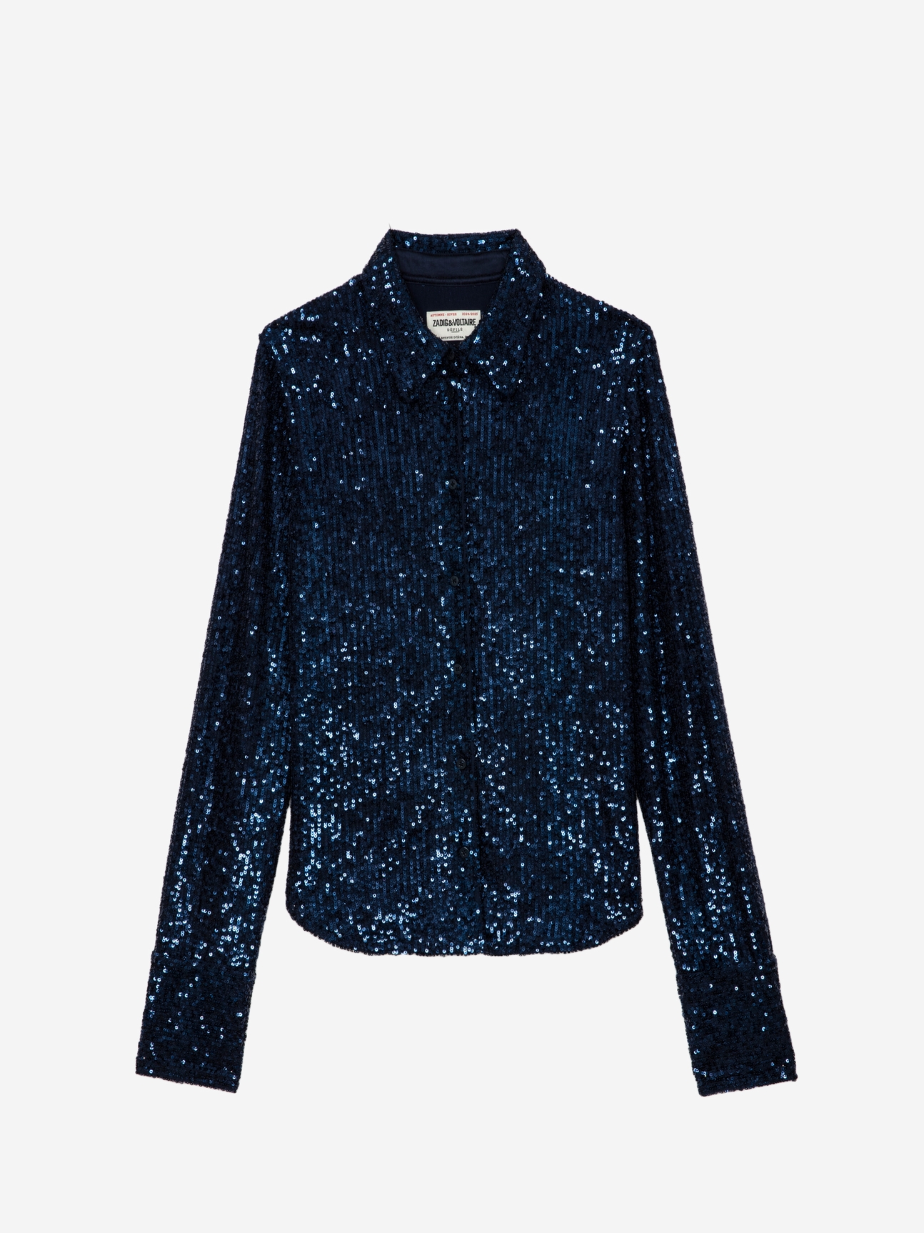 TAWNY SEQUIN SHIRT