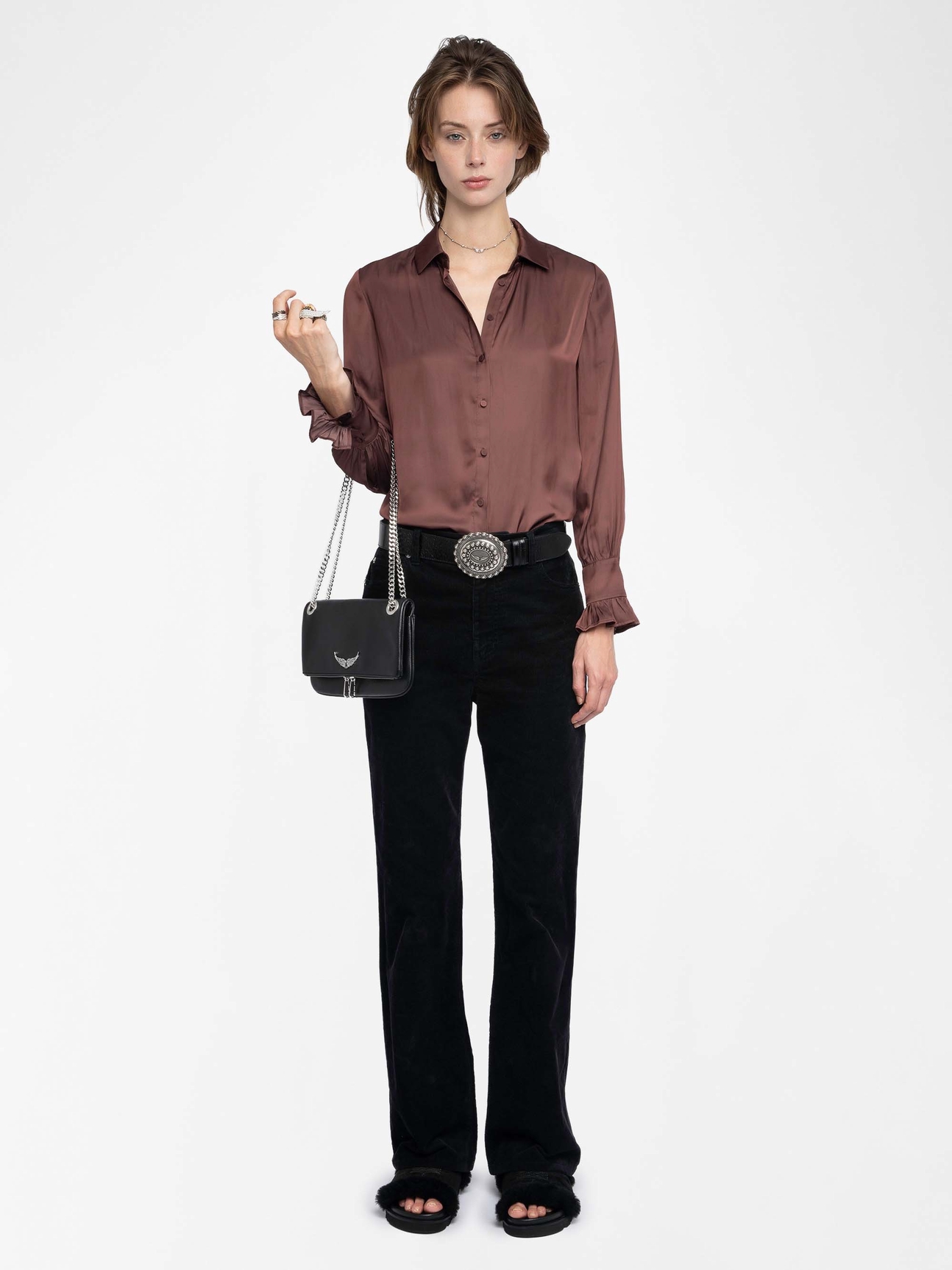 THELY SATIN SHIRT