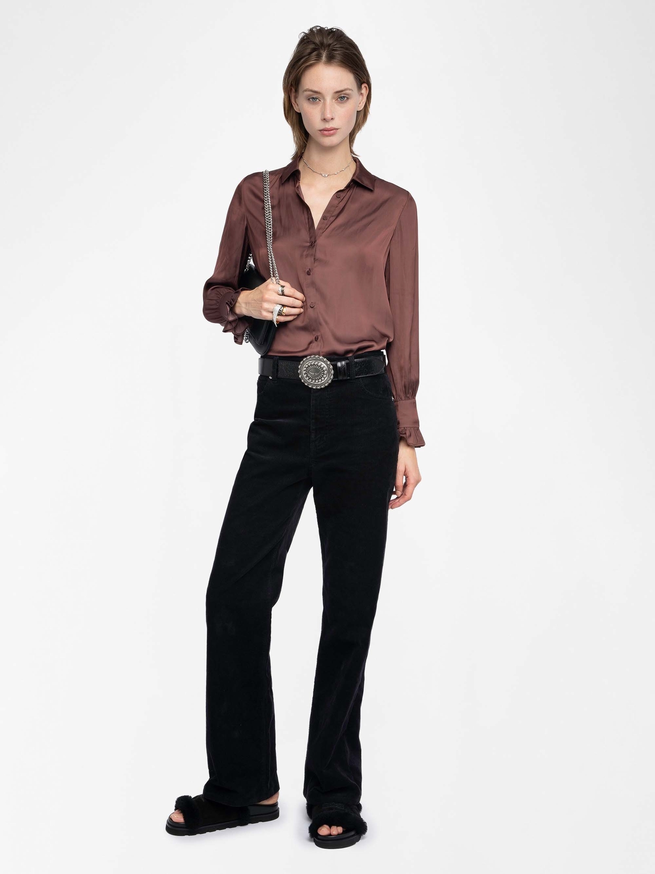 THELY SATIN SHIRT