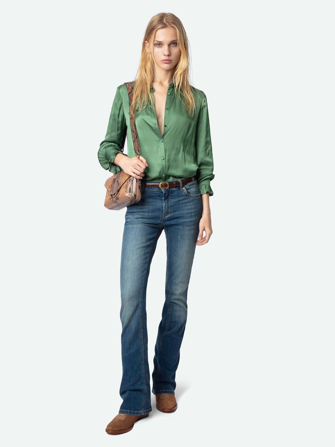 THELY SATIN SHIRT