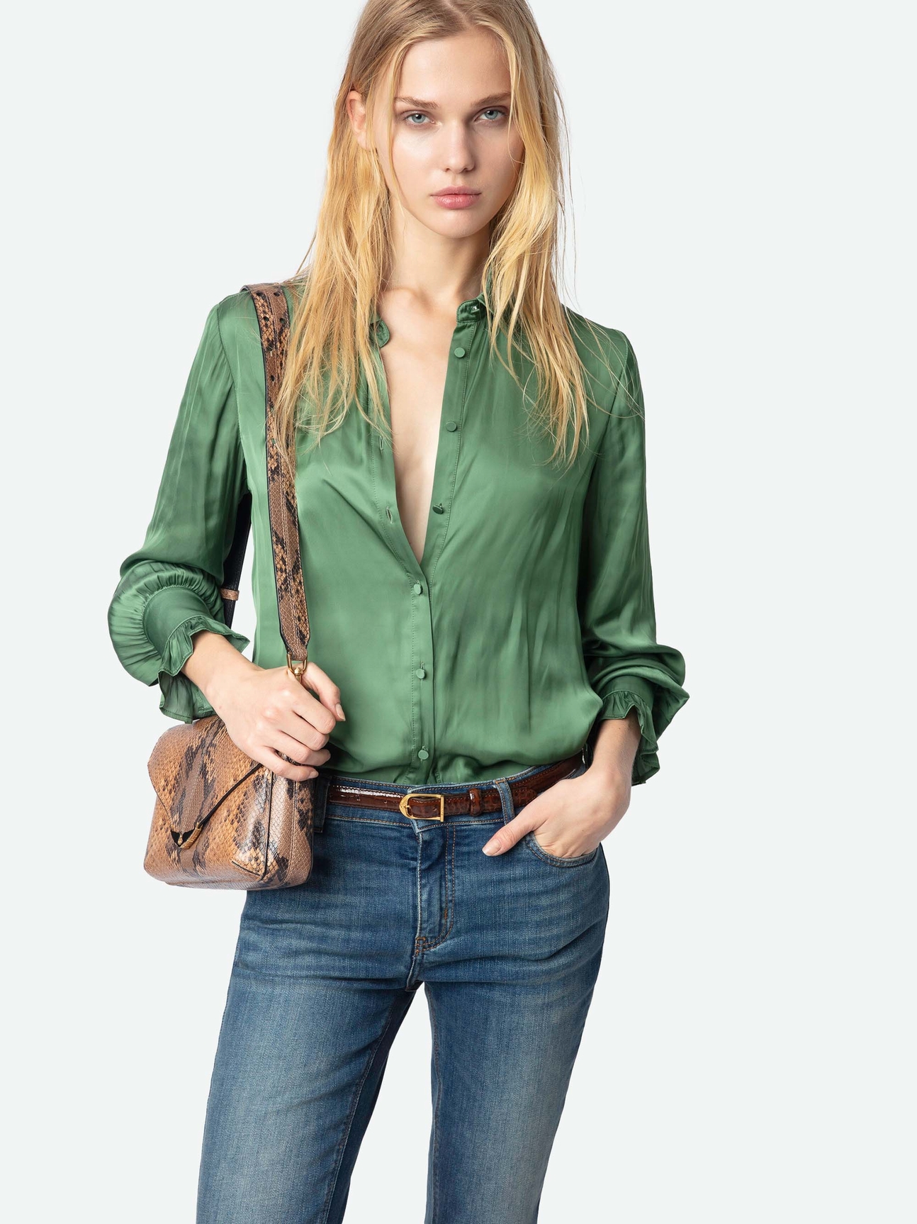 THELY SATIN SHIRT