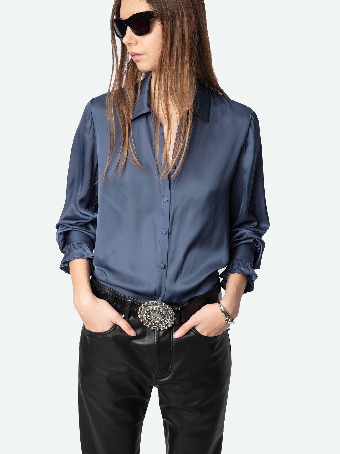 THELY SATIN SHIRT