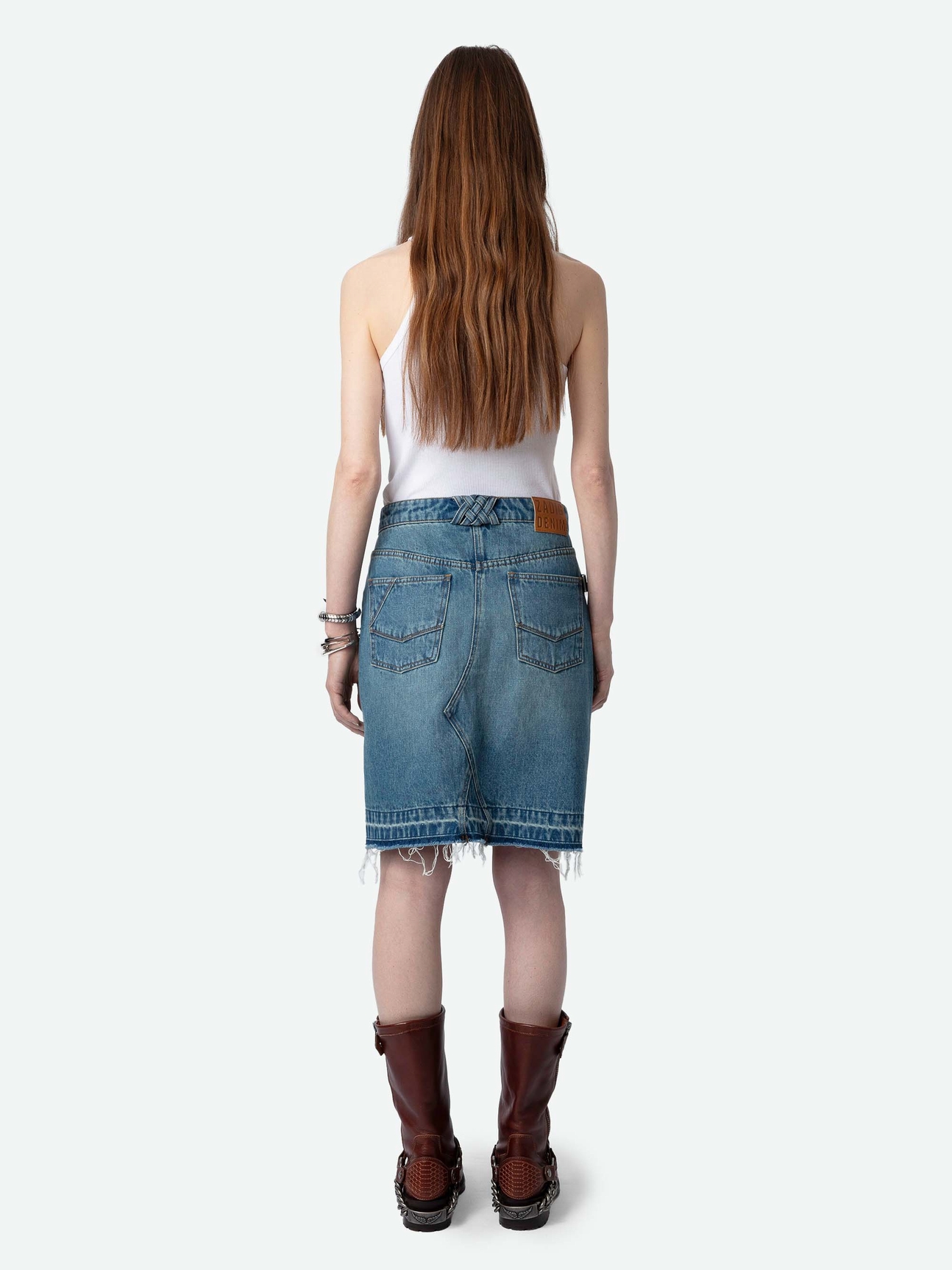 JINGLE DENIM SKIRT