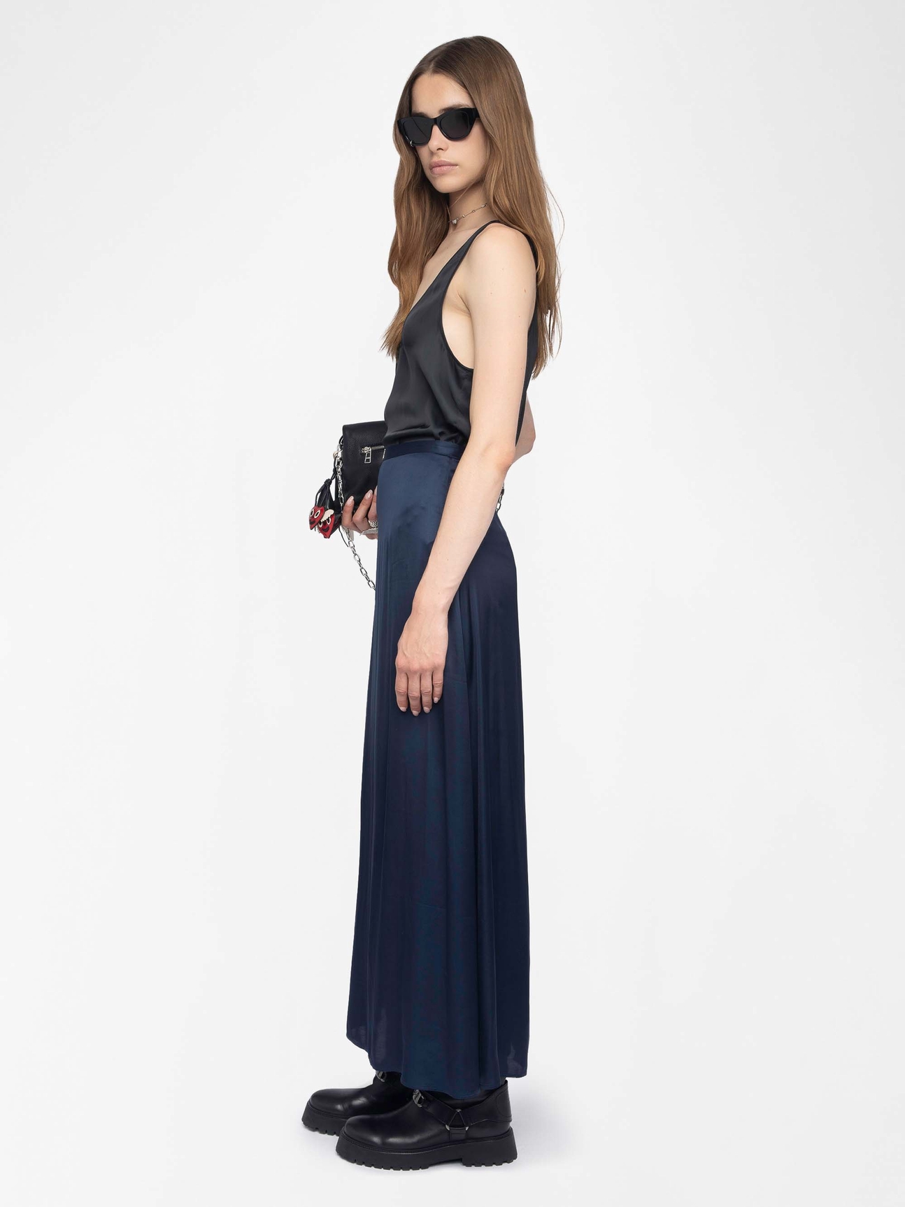 JIMENO SATIN SKIRT