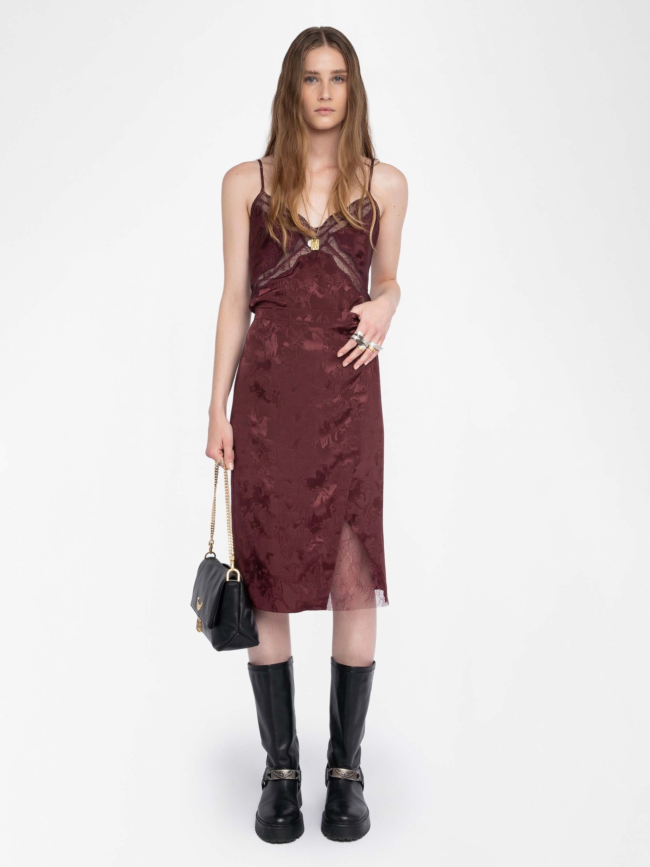 JULEN SKIRT 100% SILK