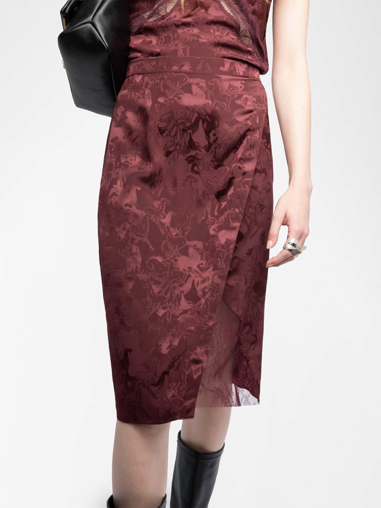 JULEN SKIRT 100% SILK